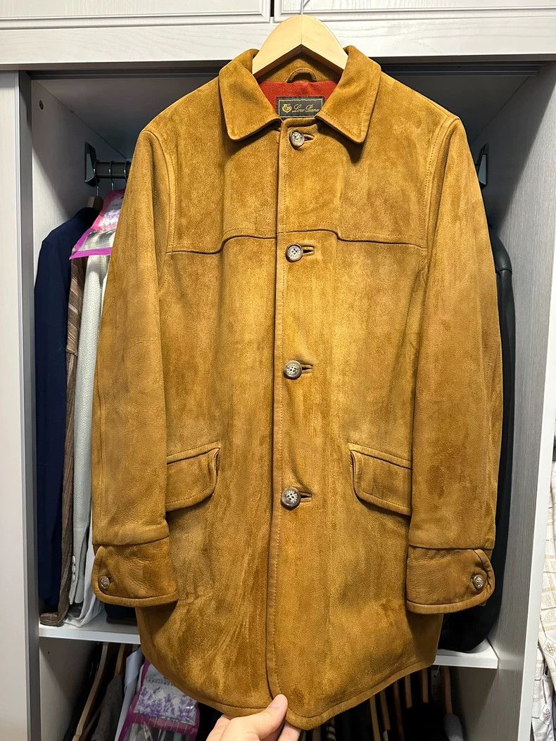 Loro Piana LORO PIANA Men's suede leather jackets Size US L / EU 52-54 / 3 - 2 Thumbnail
