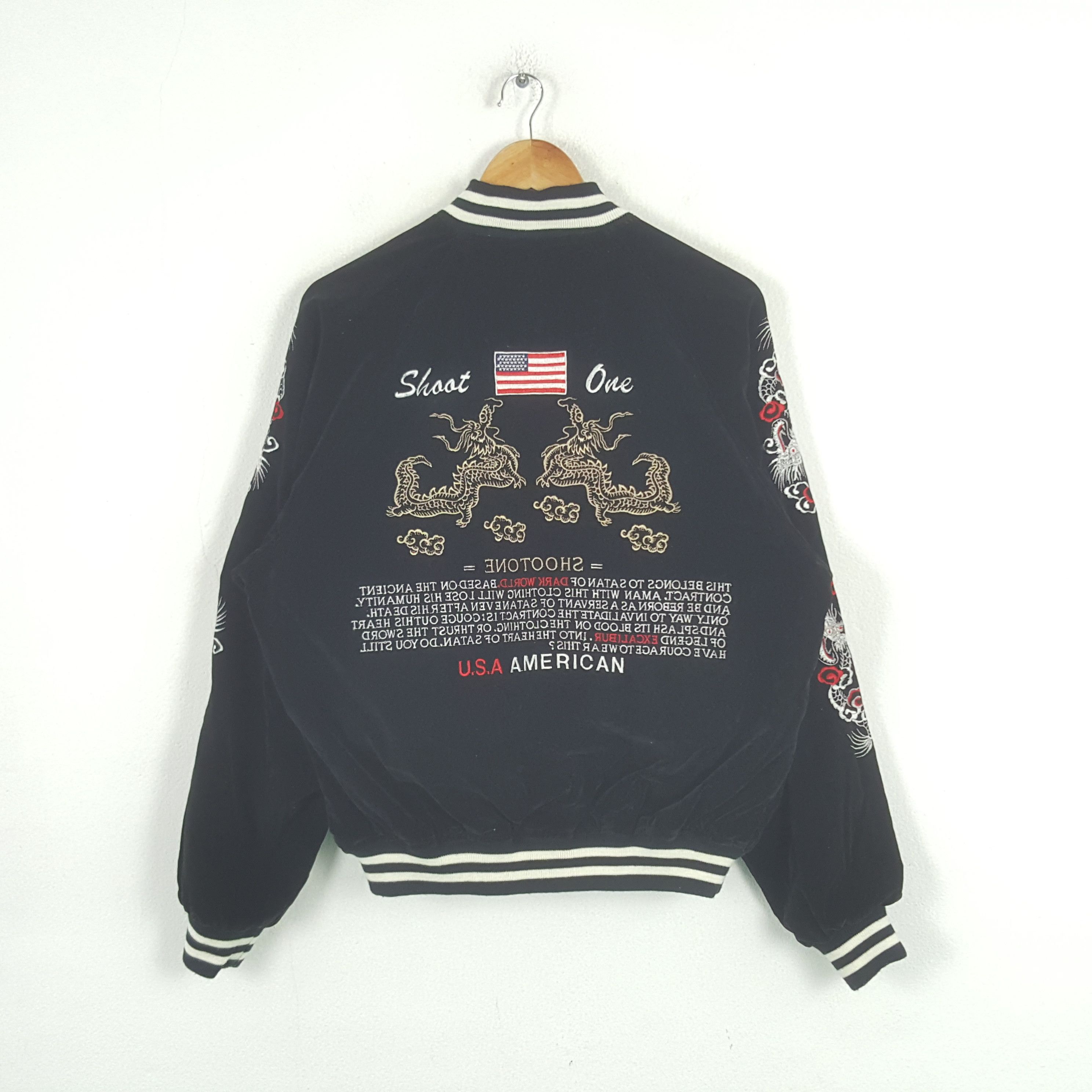 Other Vintage Shoot One American Sukajan Jacket C291N24 Size US M / EU 48-50 / 2 - 7 Thumbnail