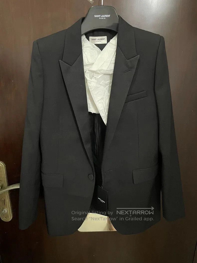 Saint Laurent Paris Saint Laurent Smoking Blazer Jacket. Size US M / EU 48-50 / 2 - 1 Thumbnail