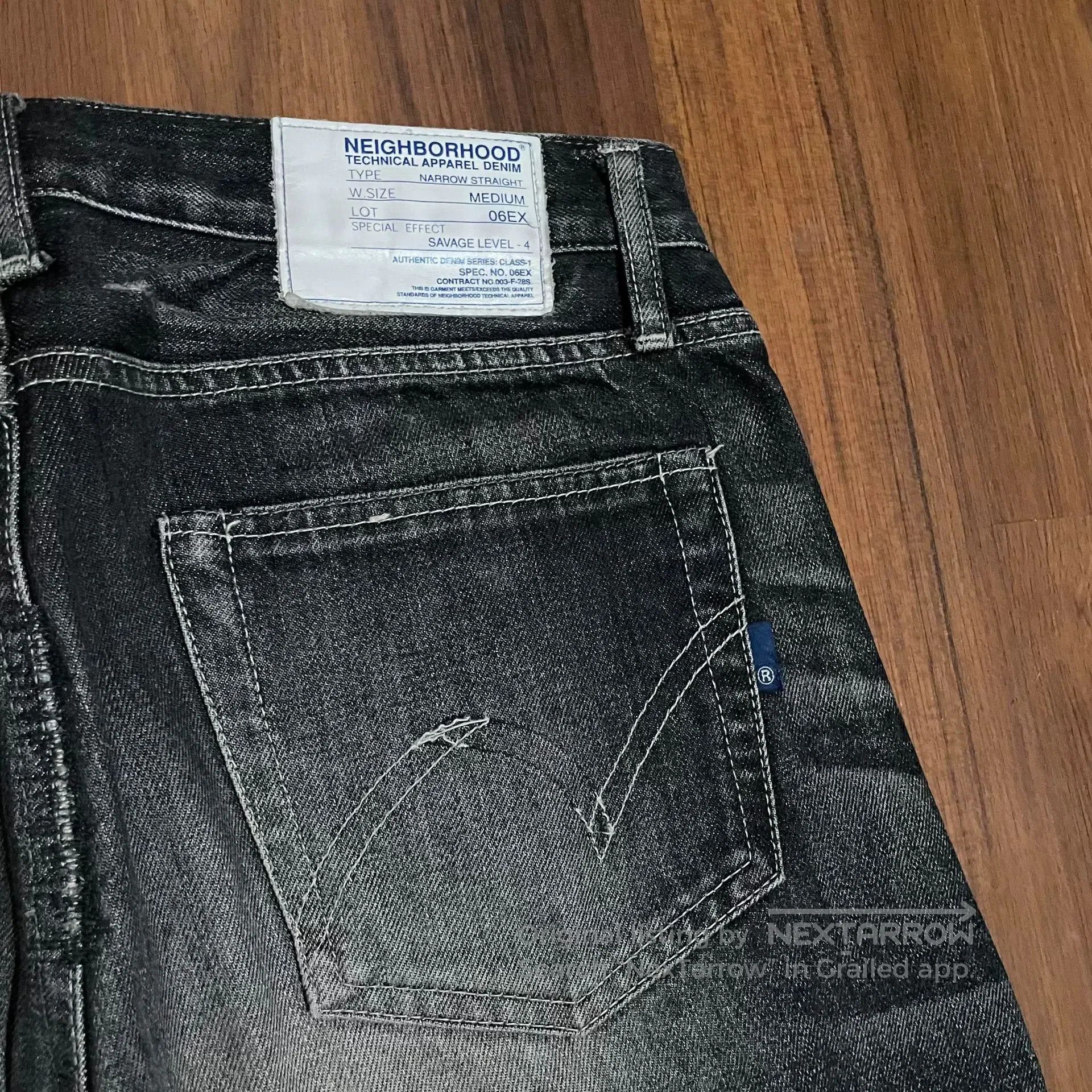 Neighborhood NEIGHBORHOOD 06EX Selvedge Denim Pants. Size US 26 / EU 42 - 7 Thumbnail