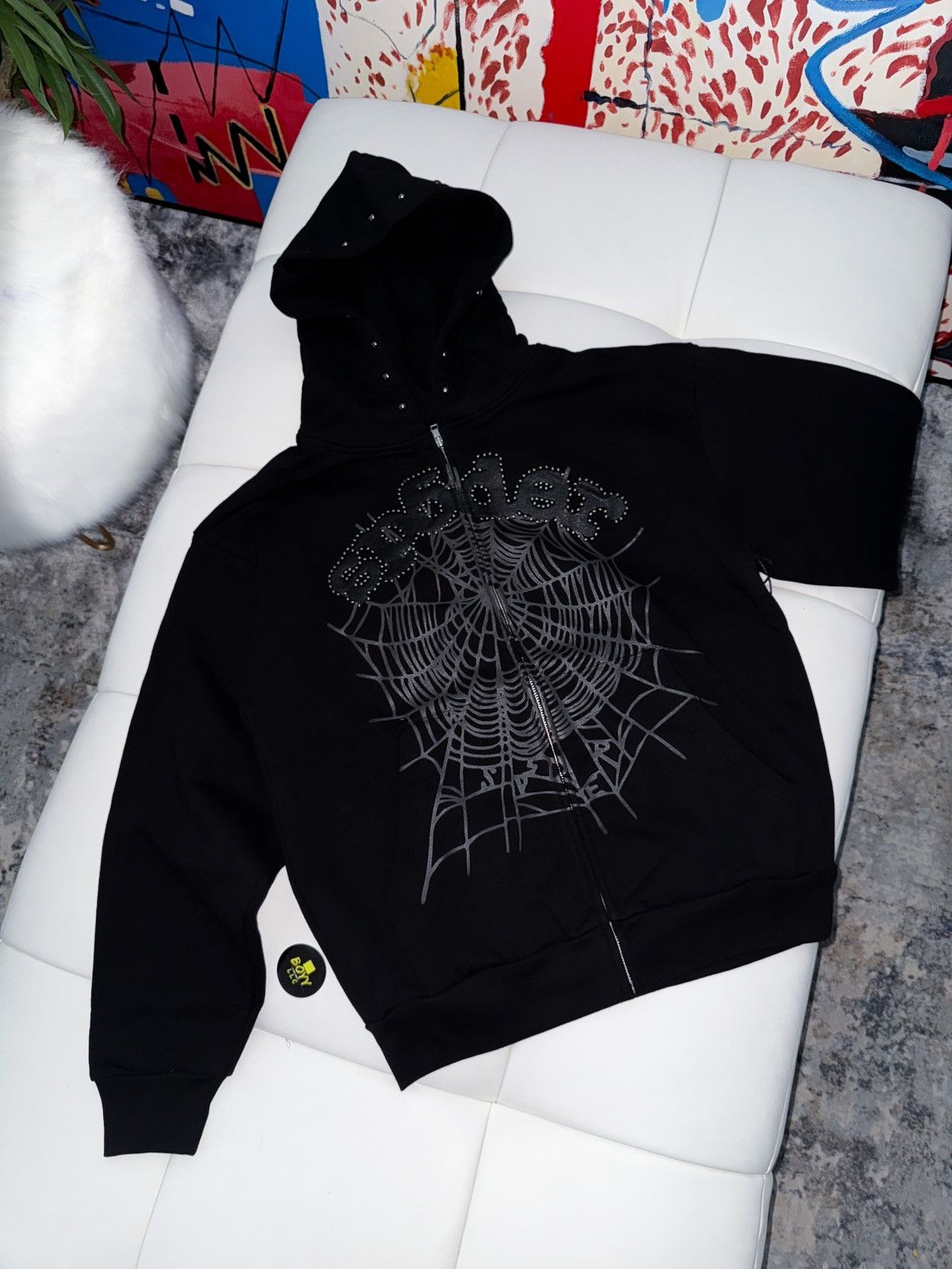 Sp5der Stone hoodie Size US M / EU 48-50 / 2 - 1 Thumbnail