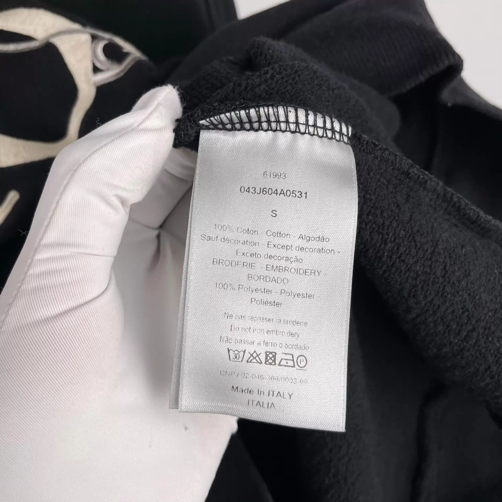 Dior Dior crewneck sweatshirt black S Size US S / EU 44-46 / 1 - 3 Thumbnail