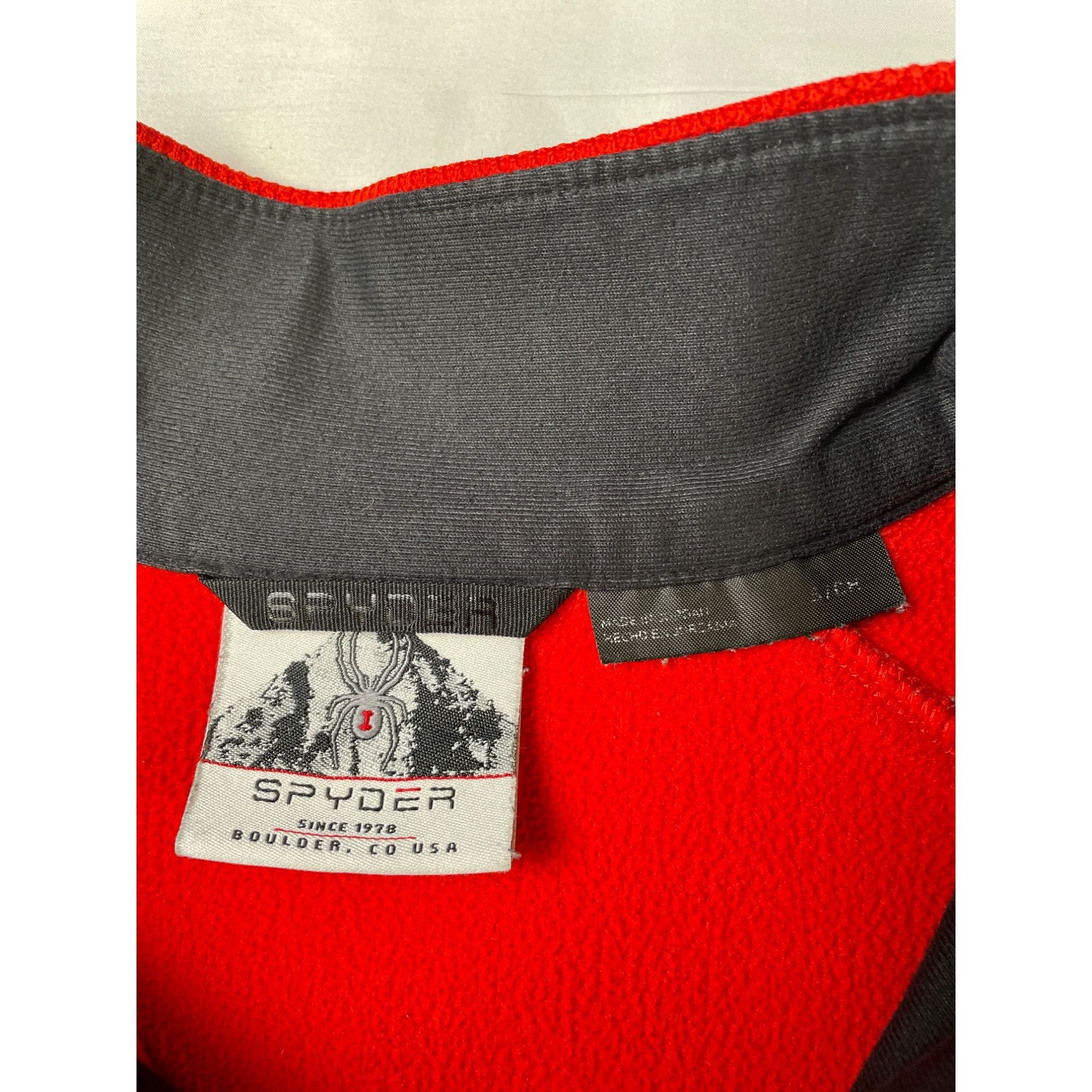 Spyder Spider Men's Red/Black Half Zipper Pullover Sweater Stretch Size US S / EU 44-46 / 1 - 6 Thumbnail