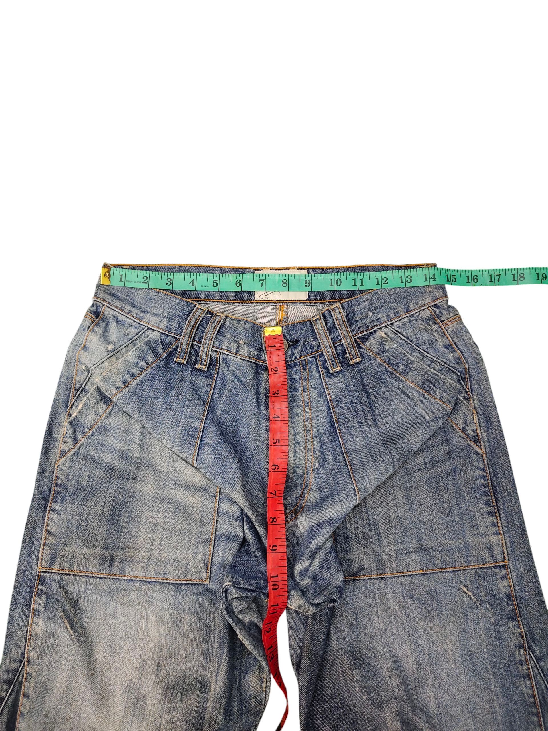 Energie Vintage Y2k Energie Worn-out & Distress Fatigue Denim Jeans Size US 30 / EU 46 - 15 Thumbnail