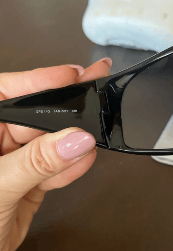 Prada PRADA Sunglasses Sport Metal Shield Oval Flame Star Size ONE SIZE - 6 Thumbnail