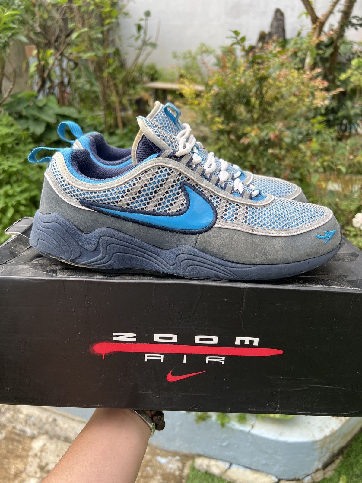 Nike Nike Air Zoom Spiridon 16 Stash Harbor Blue Navy AH7973-400 Size US 9.5 / EU 42-43 - 1 Thumbnail