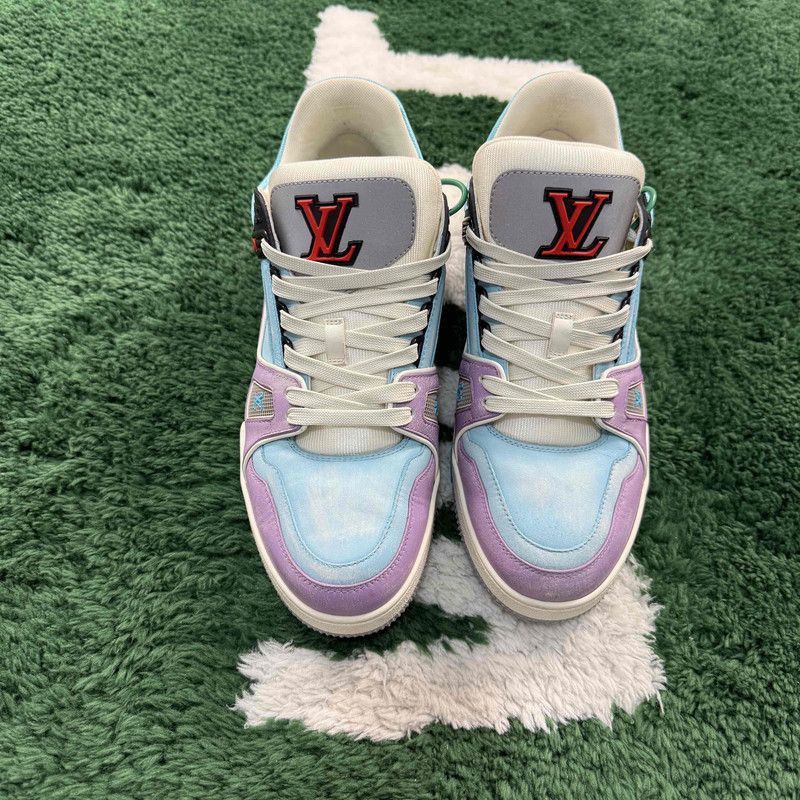 Louis Vuitton Louis Vuitton Colorful Low-Top Trainer Sneakers for Men -25 Size US 8 / EU 41 - 2 Thumbnail