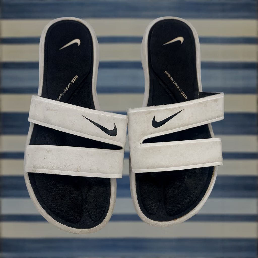 Nike Nike Comfort Footbed Flip Flops Womens 9 White Thong Sandals Support Slides Size US 9 / IT 39 - 1 Thumbnail