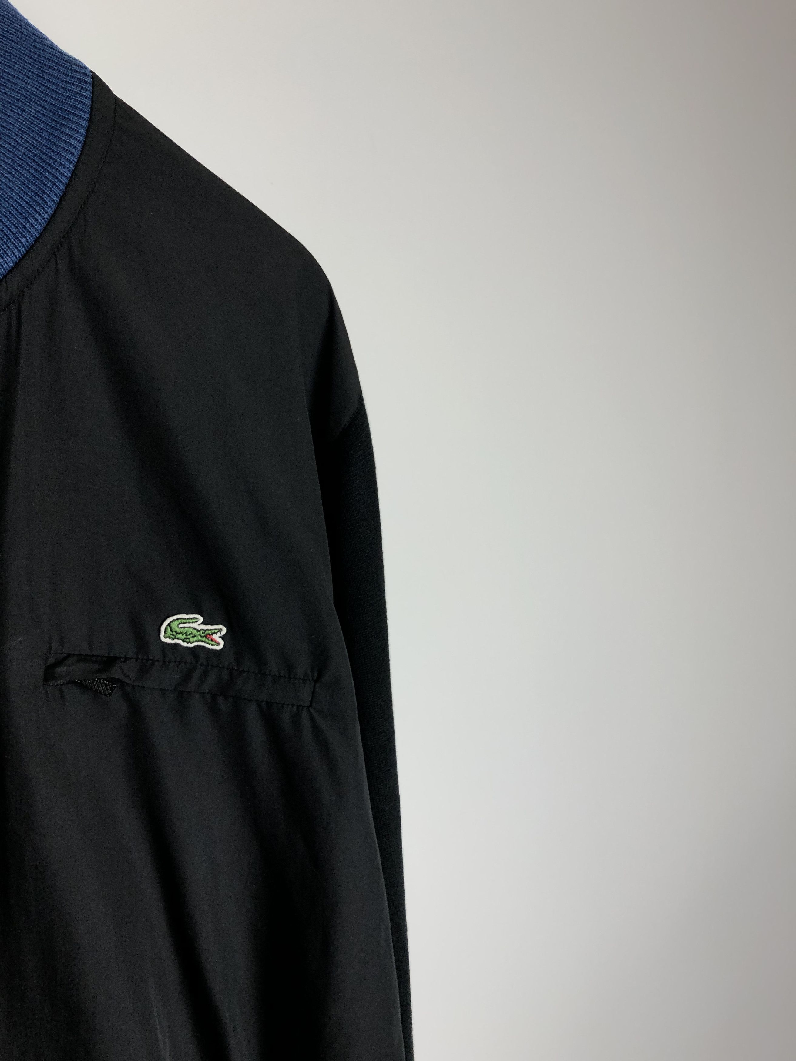 Lacoste Lacoste Vintage Track Zip Jacket Black size 6 (XL) Size US XL / EU 56 / 4 - 3 Thumbnail