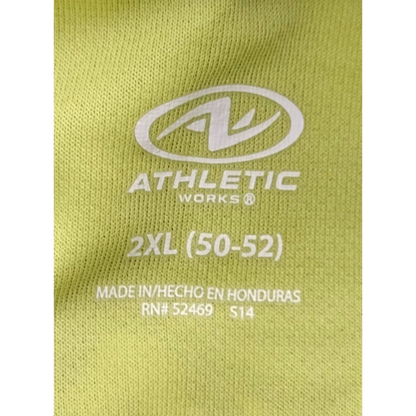Athletic Works Athletic Works Dri Works Acid Yellow Quick Moisture Wicking T-Shirt & Shorts 2XL Set Men Yellow 2XL Outfit/Set Mens Size US XXL / EU 58 / 5 - 6 Thumbnail