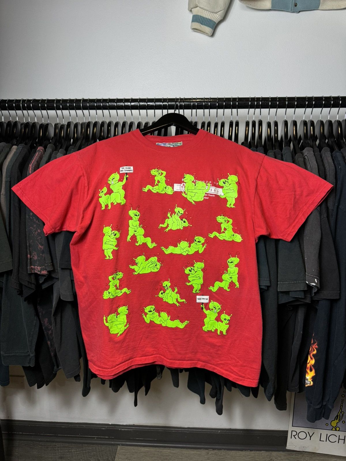 Better With Age Better With Age Alien Red Tee - Large Size US L / EU 52-54 / 3 - 1 Thumbnail