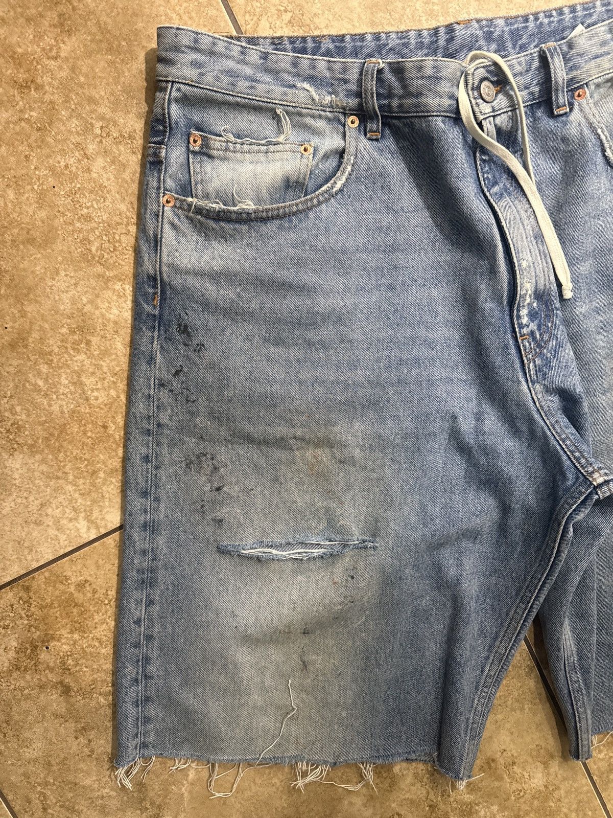 MM6 MM6 Long Length Denim Shorts Size US 38 / EU 54 - 3 Thumbnail