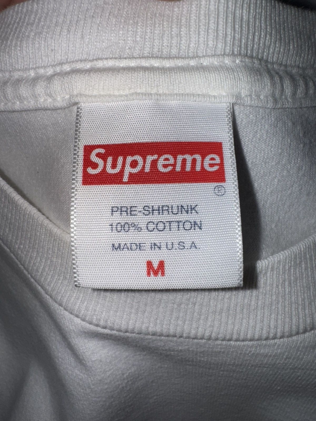 Supreme × Swarovski Supreme X Swarovski white box logo tee shirt Size US M / EU 48-50 / 2 - 3 Thumbnail