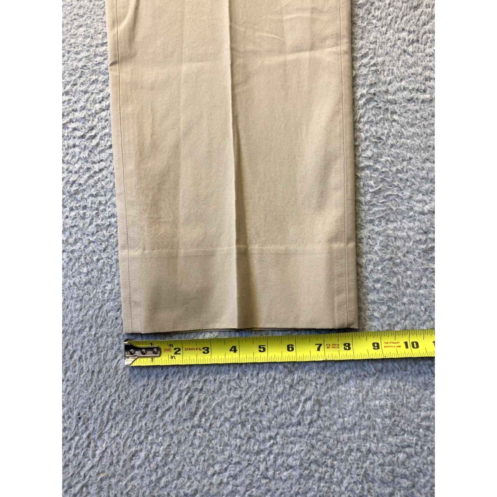 Brooks Brothers BROOKS BROTHERS Clark Fit Chino Pants 34W 32L Tan Solid Mens Size US 34 / EU 50 - 6 Thumbnail