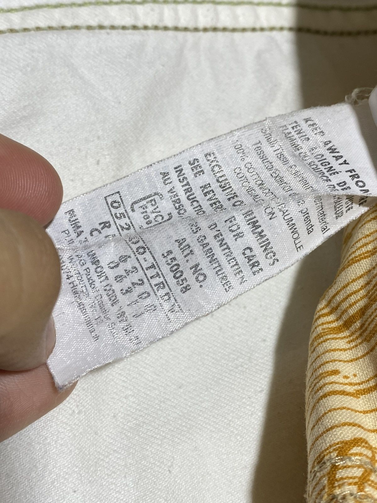 Evisu × Puma Evisu x Puma Vintage White Denim Shorts Rare Item Size US 32 / EU 48 - 19 Thumbnail