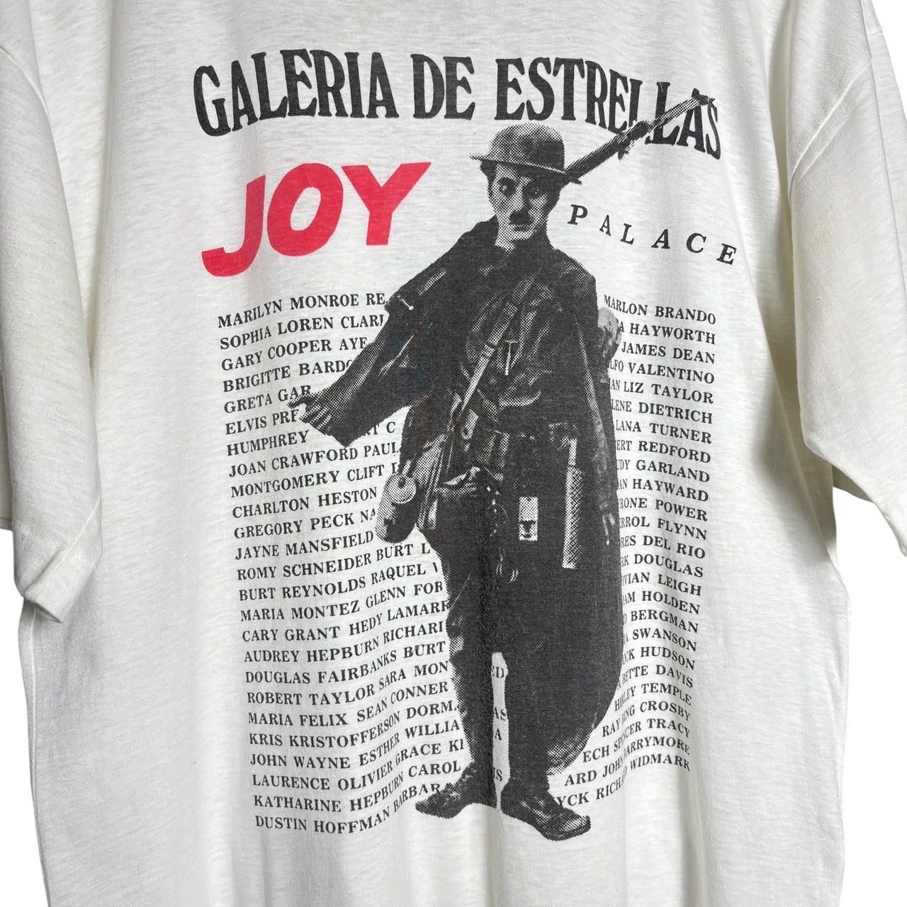 Vintage Vintage 80s Charlie Chaplin Military Comedy Movie T-Shirt Size US L / EU 52-54 / 3 - 2 Thumbnail
