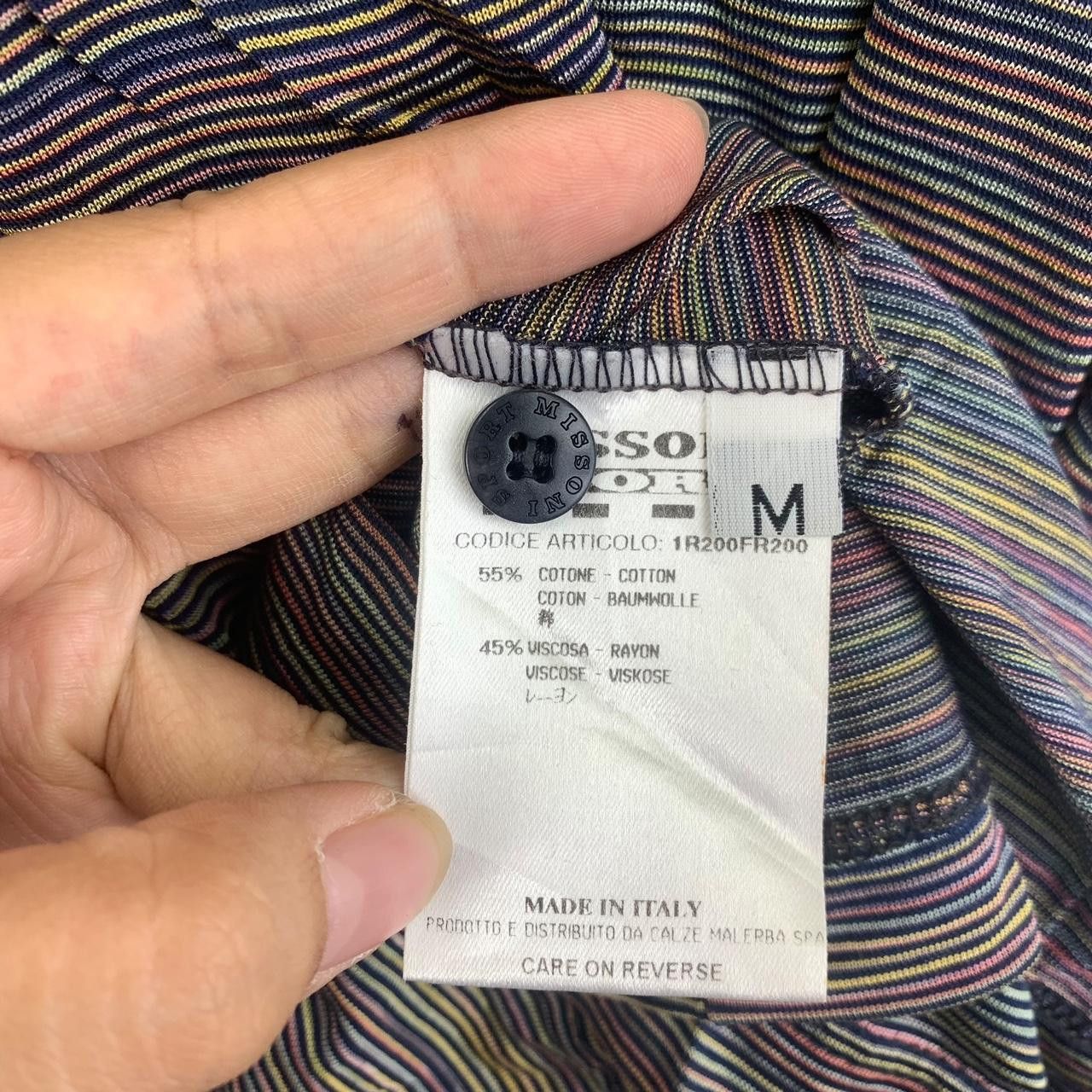Vintage Vintage MISSONI SPORT COLLECTION Made In Italy Tee Shirt Size US M / EU 48-50 / 2 - 6 Thumbnail