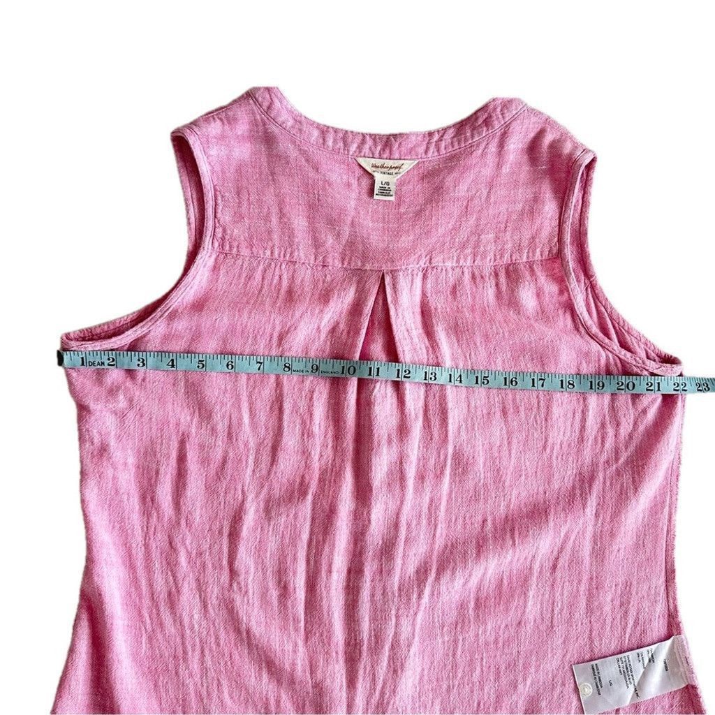 Weatherproof Weatherproof Linen Pink Shirt Size Large Button Down Shirt Size L / US 10 / IT 46 - 5 Thumbnail