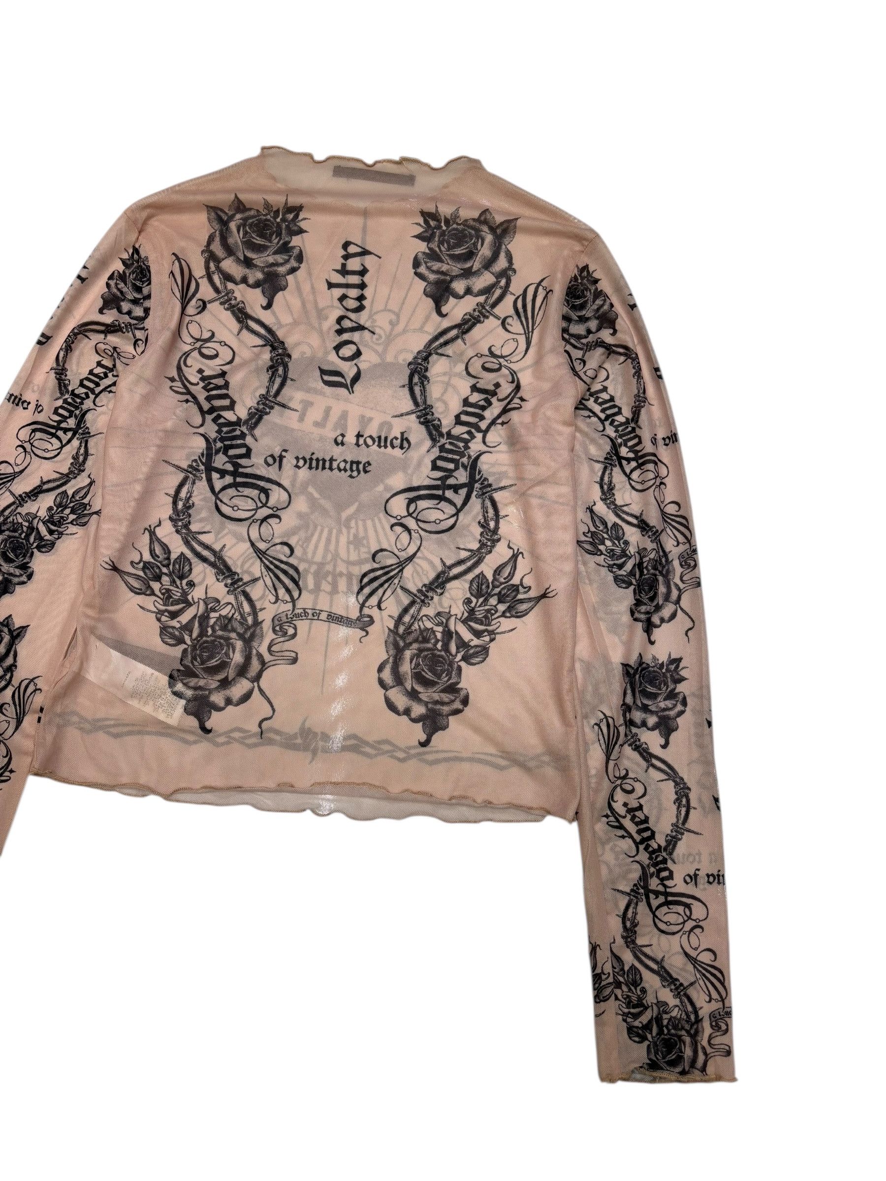 🔥GAULTIER HOMME OBJET GOTHIC MESH SHIRT