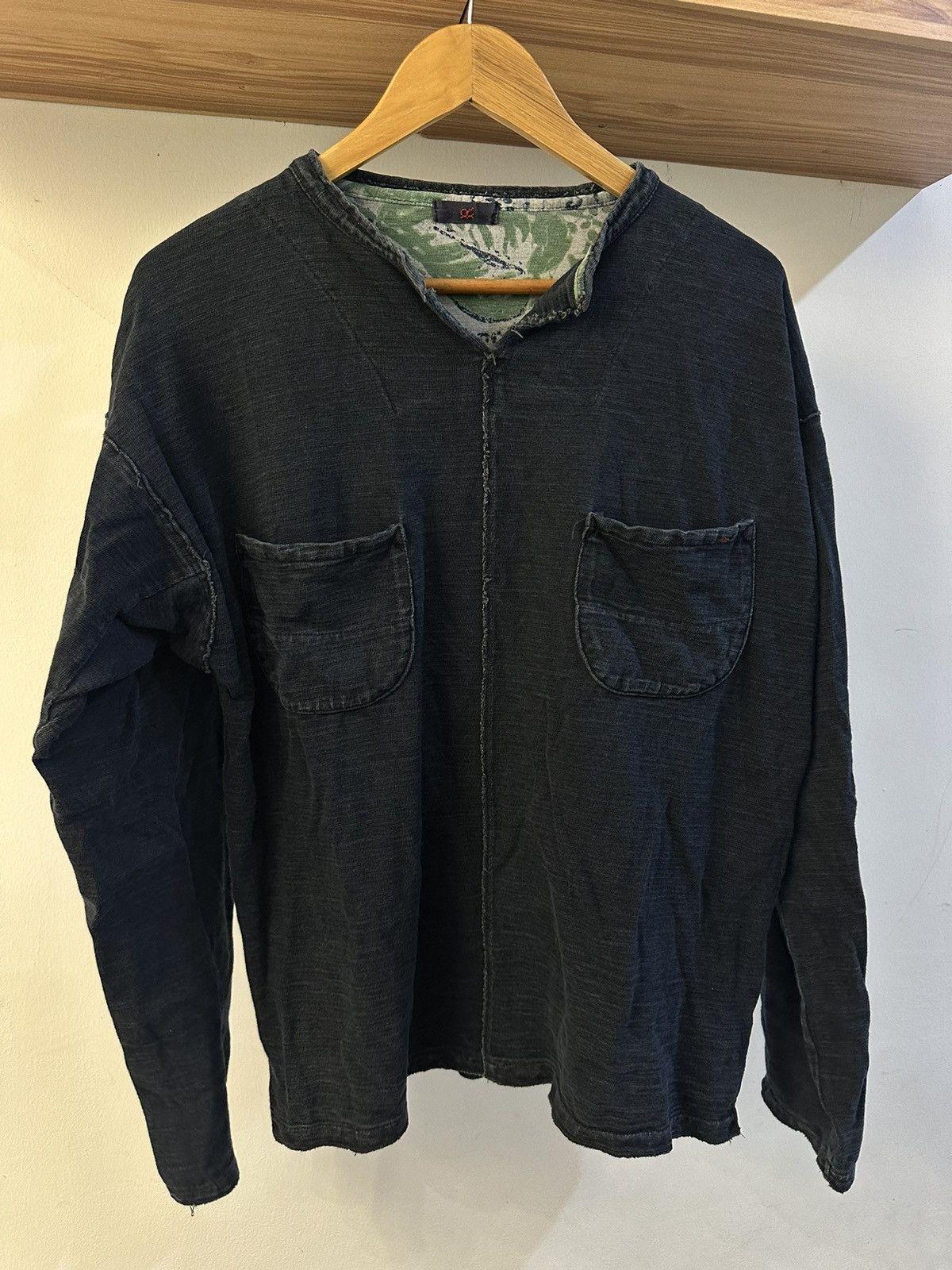 45rpm Heavy Cotton Double Pocket Indigo Dyed L/S Shirt
