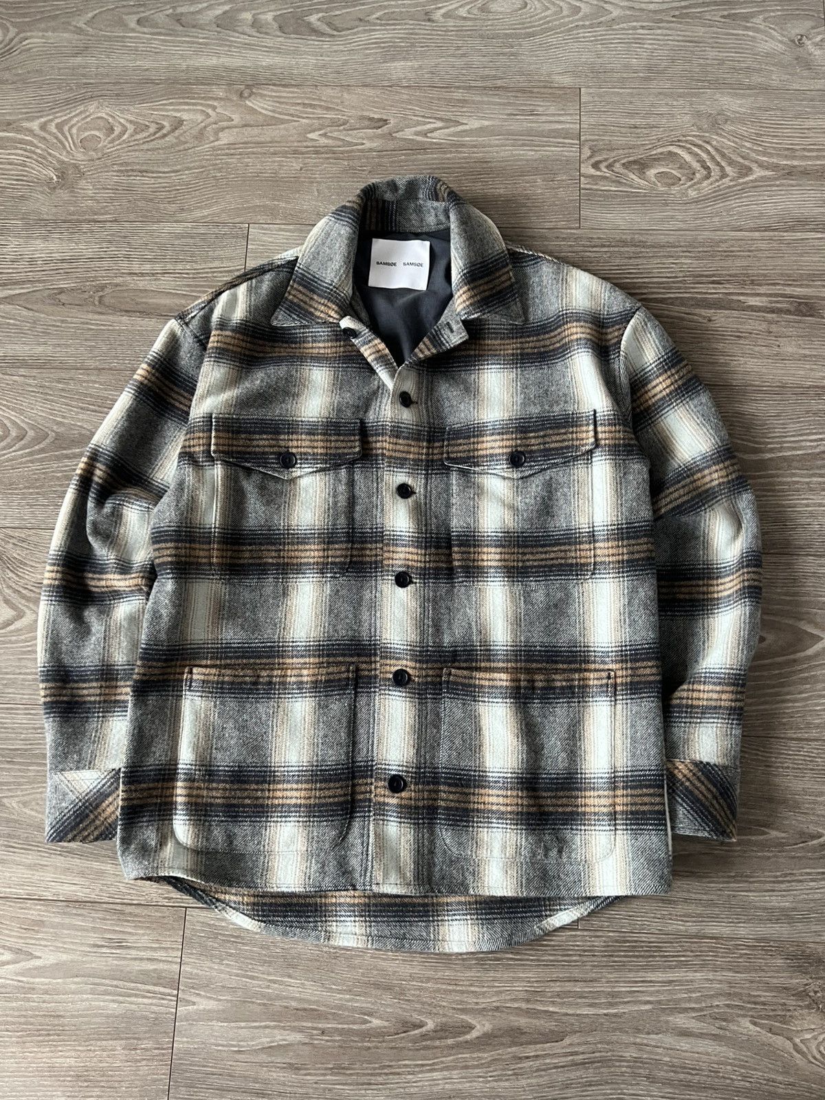 Samsoe Samsoe ‼️Samsoe Samsoe Oendal Acrylic/Wool Casual Shirt Jacket‼️ Size US M / EU 48-50 / 2 - 10 Thumbnail