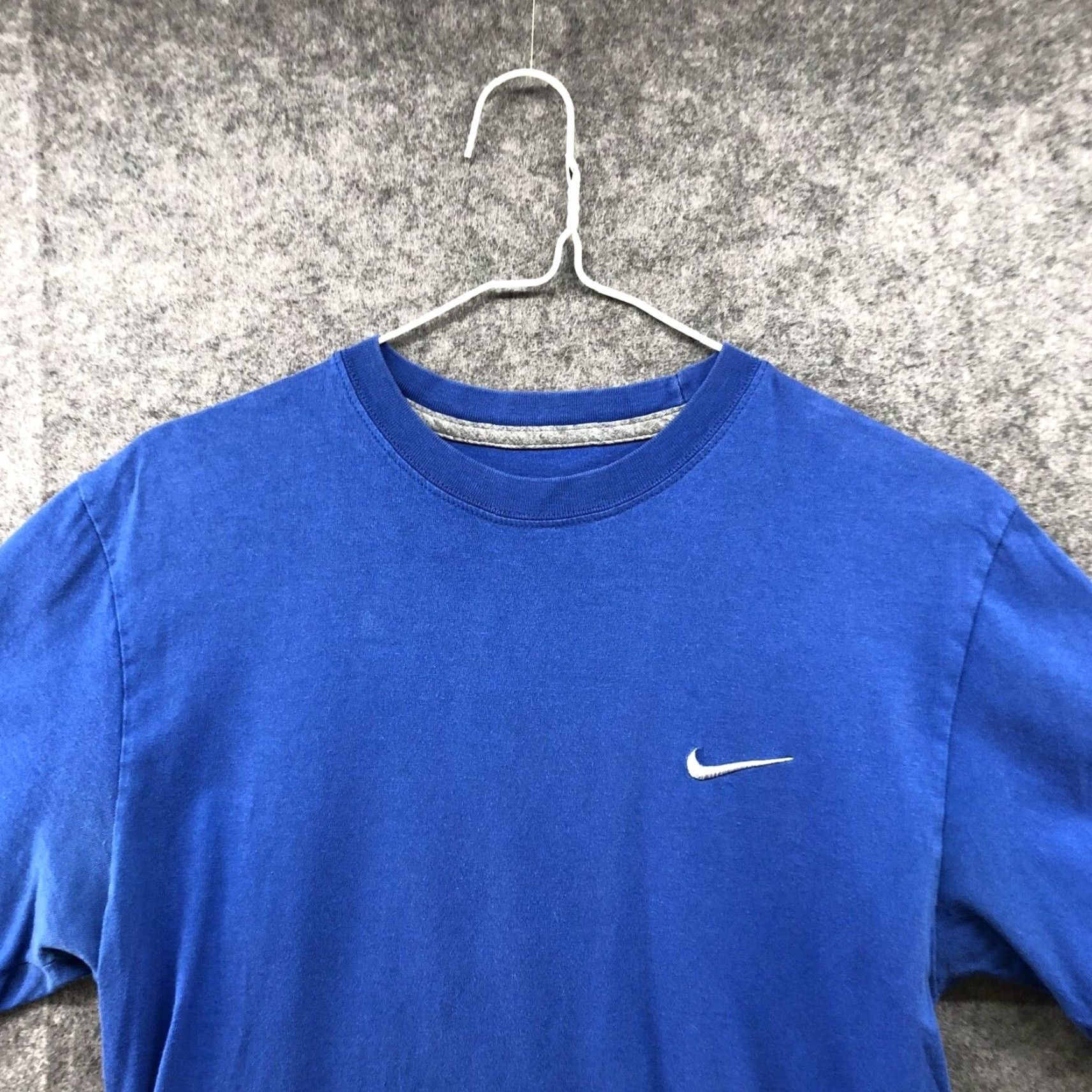 Nike Nike T Shirt Mens S Regular Fit Blue Short Sleeve Crewneck Swoosh Logo Cotton Size US S / EU 44-46 / 1 - 3 Thumbnail