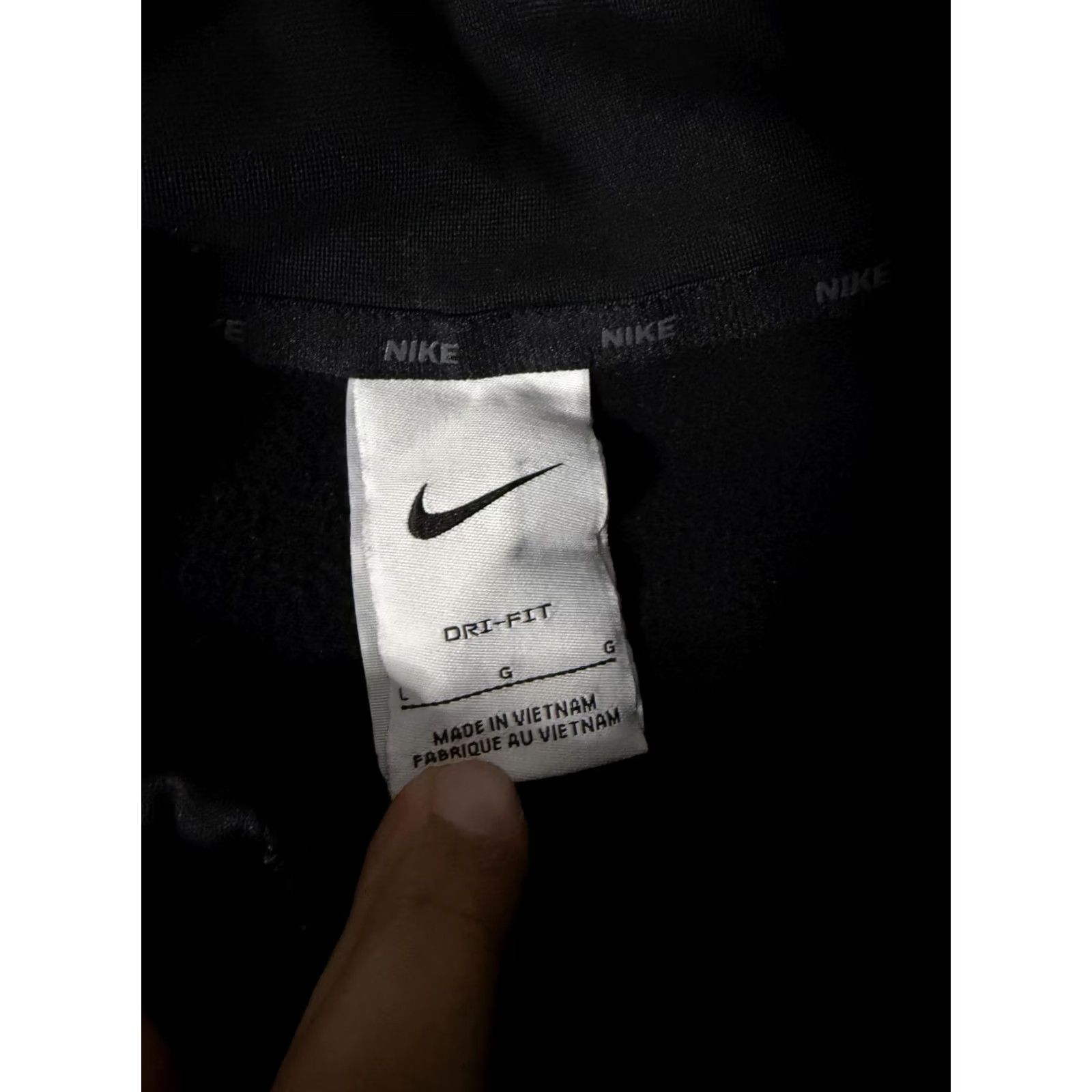 Nike Nike Dri-FIT Shirt Mens Large Black 1/4 Zip Mock Neck JW 2022 District Champions Size US L / EU 52-54 / 3 - 6 Thumbnail