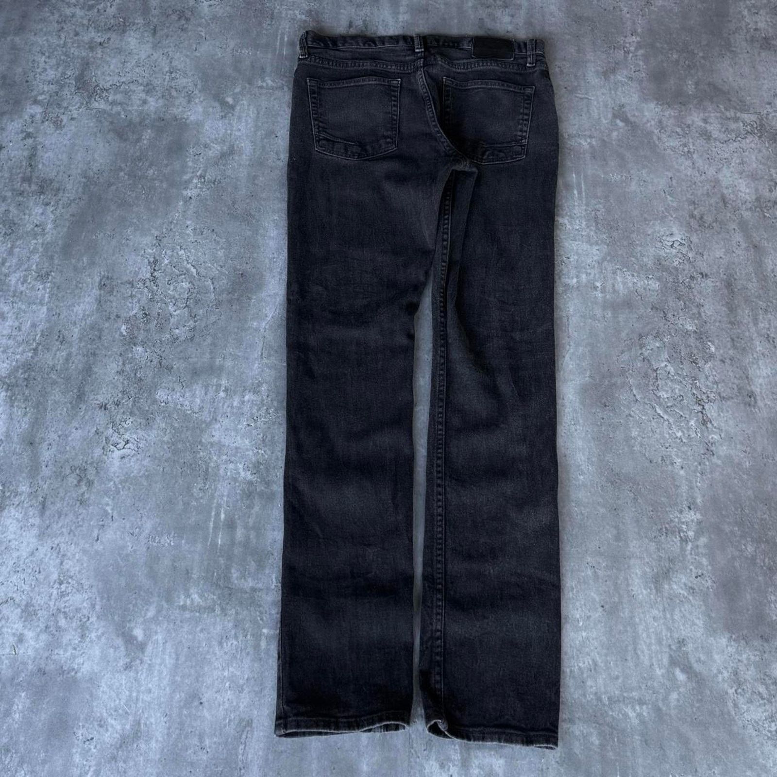 Vans × Vintage Vintage Y2K Vans Black Embroidered Grunge Opium Skinny Jeans Size US 33 - 2 Thumbnail