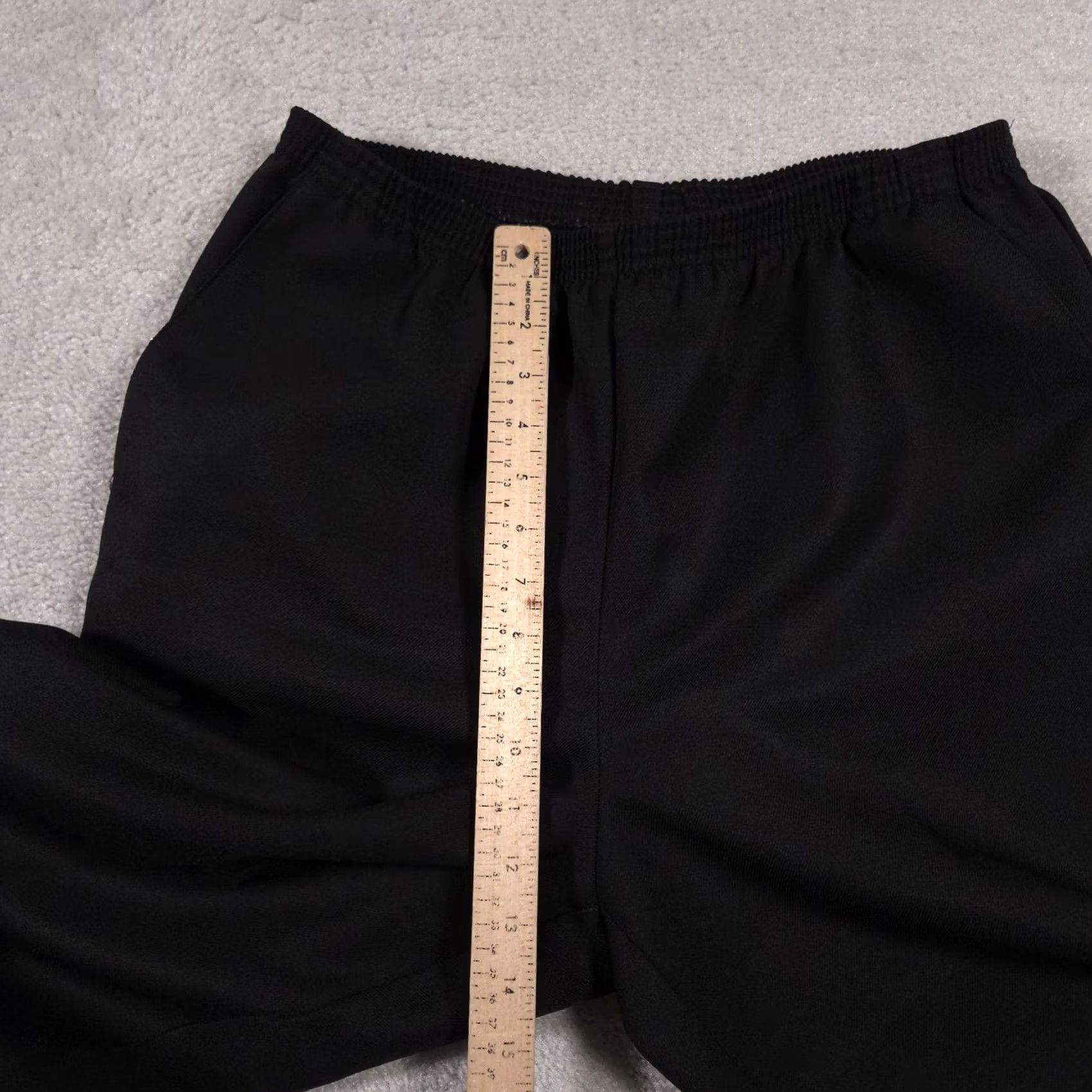 Vintage Alfred Dunner Pants Women's 12 Black Stretch Pull On Straight High-rise Casual Workwear Modern Business Women's Pants Size 34" / US 12 / IT 48 - 7 Thumbnail