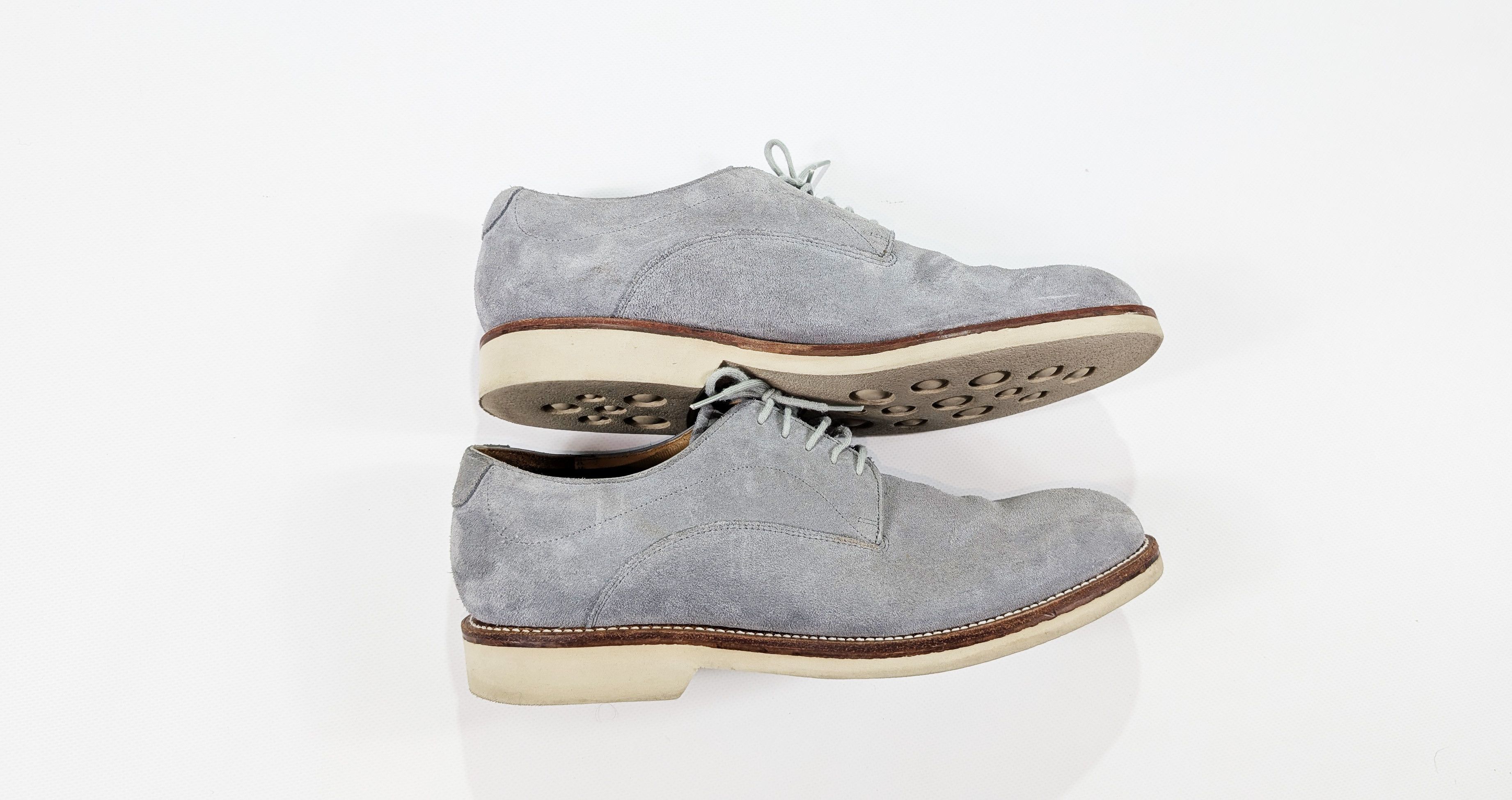 Oliver Sweeney Edward Suede Derby Lace Up Shoes in Gray, Men's (Size 9.5) — image 4 of 6