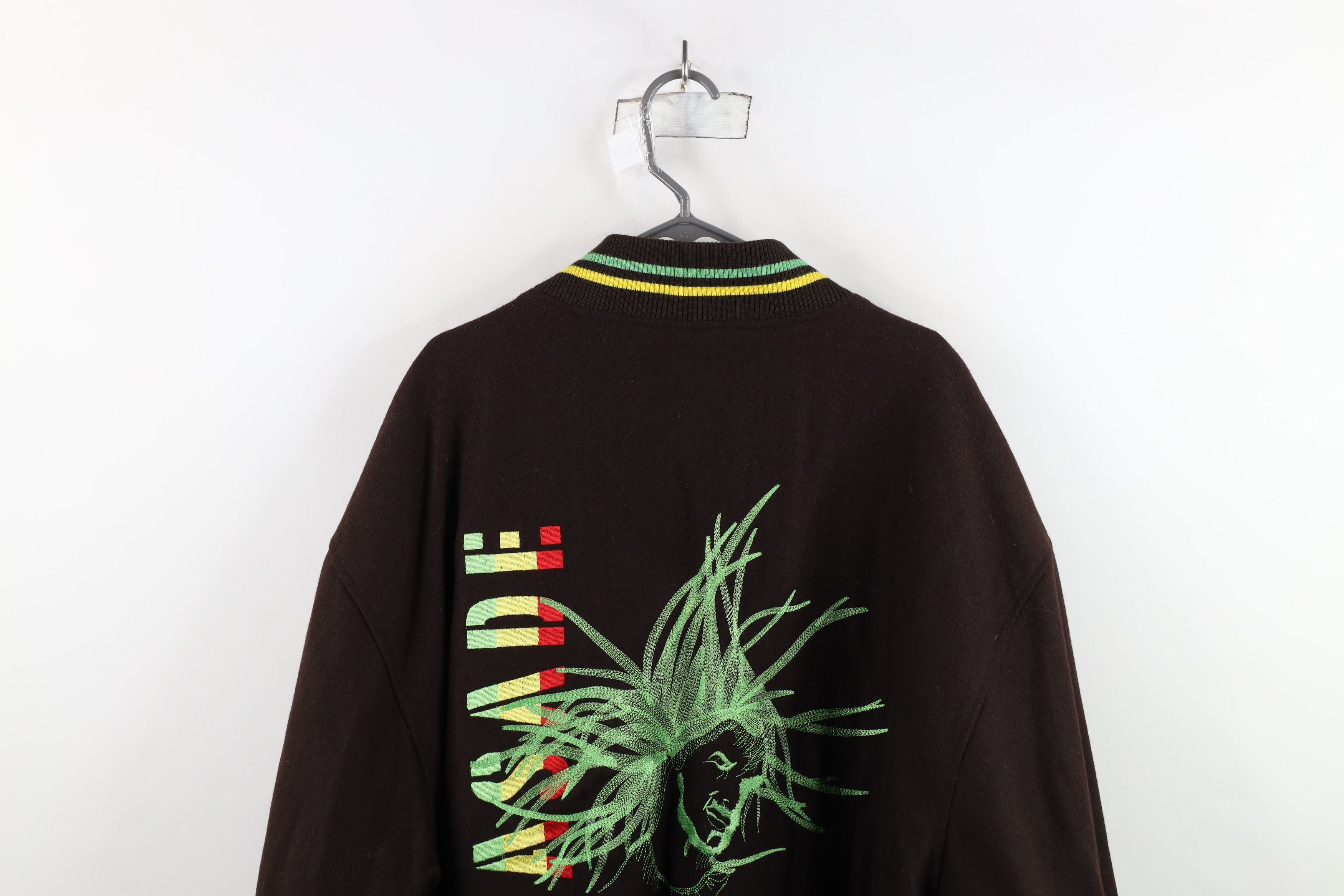Vintage Vintage 90s Y2K Streetwear Rastafarian Jamaica Jacket Size US XXL / EU 58 / 5 - 12 Thumbnail
