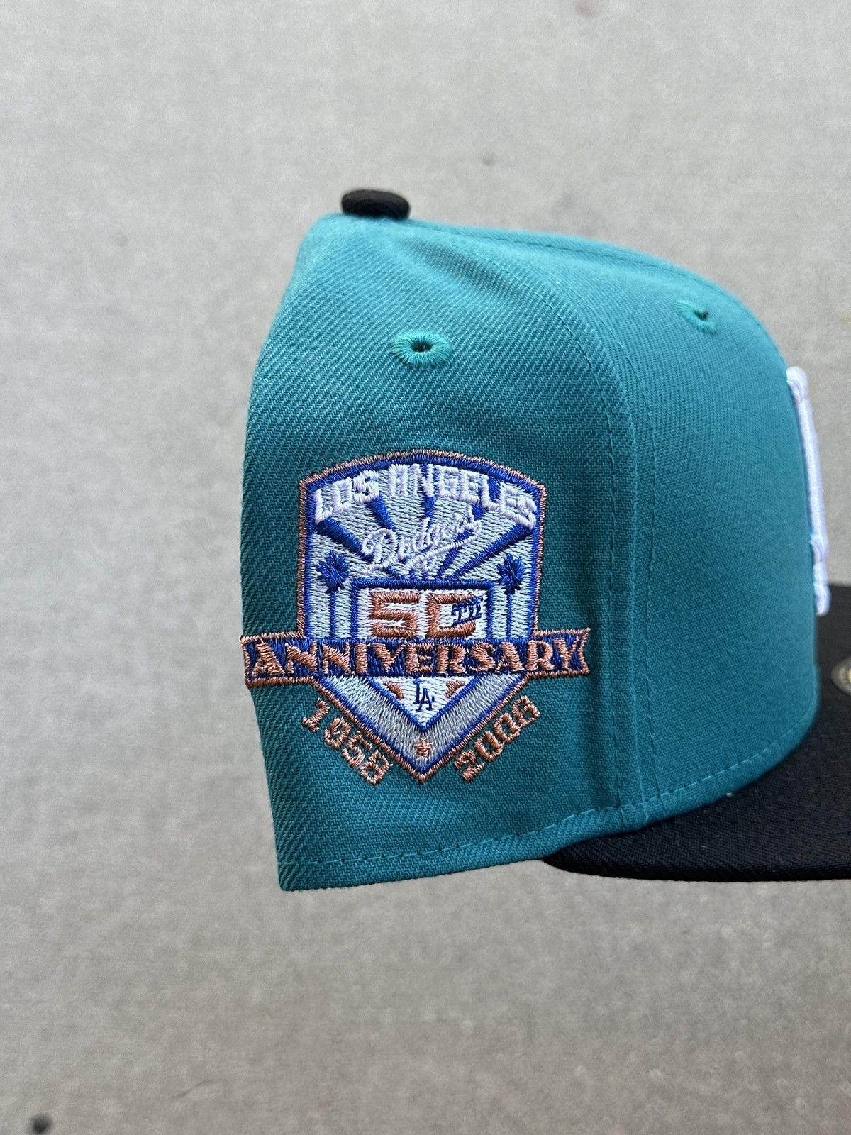 Hat Club × MLB × New Era Los Angeles Dodgers OG Copperhead Top 30 Fitted Hat 7 1/4 LA Size ONE SIZE - 2 Thumbnail