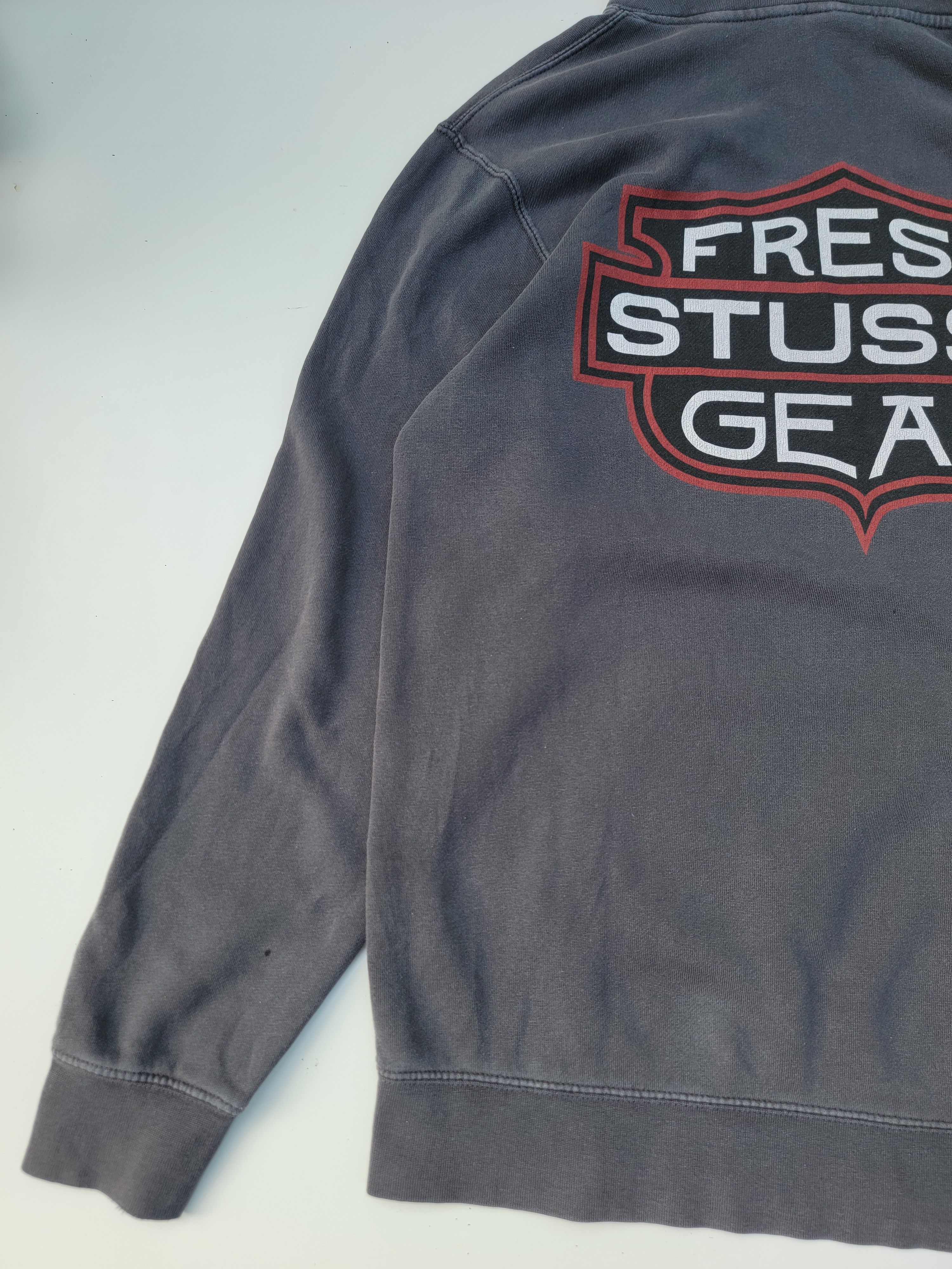 Stussy ✅️Vintage Stussy Gear Hoodie Pullover Size US L / EU 52-54 / 3 - 3 Thumbnail