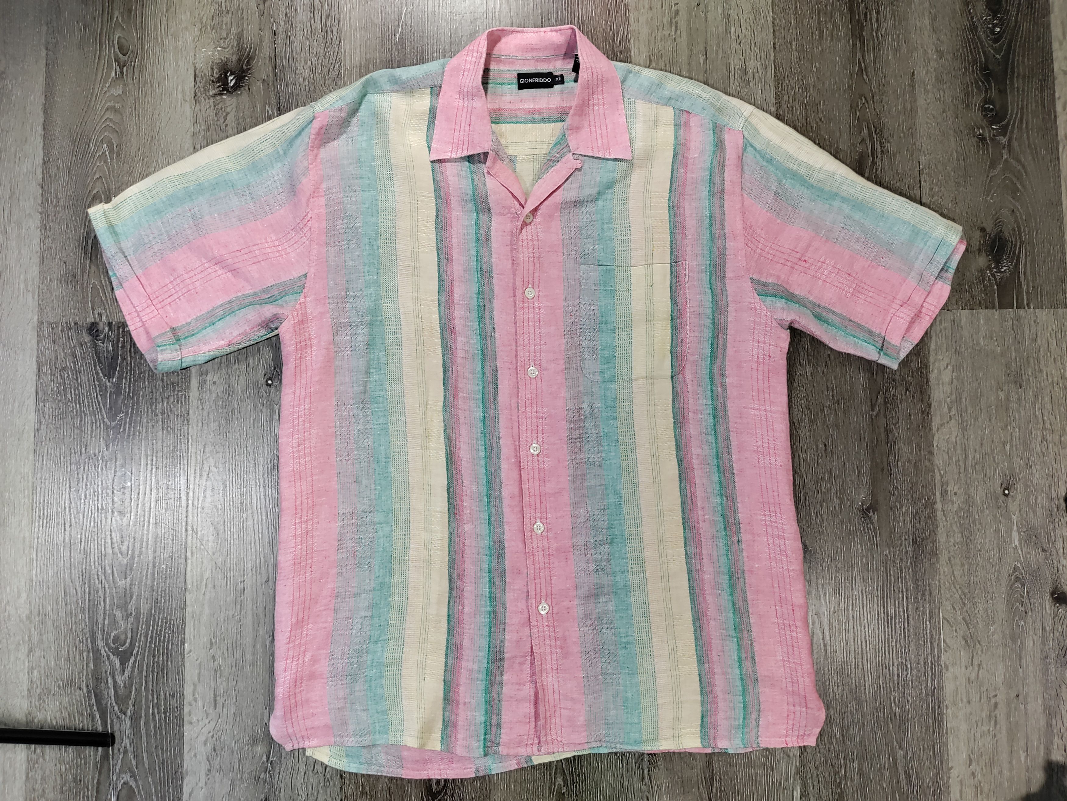 Vintage Gionfriddo Men's Shirt Size US XL / EU 56 / 4 - 2 Thumbnail