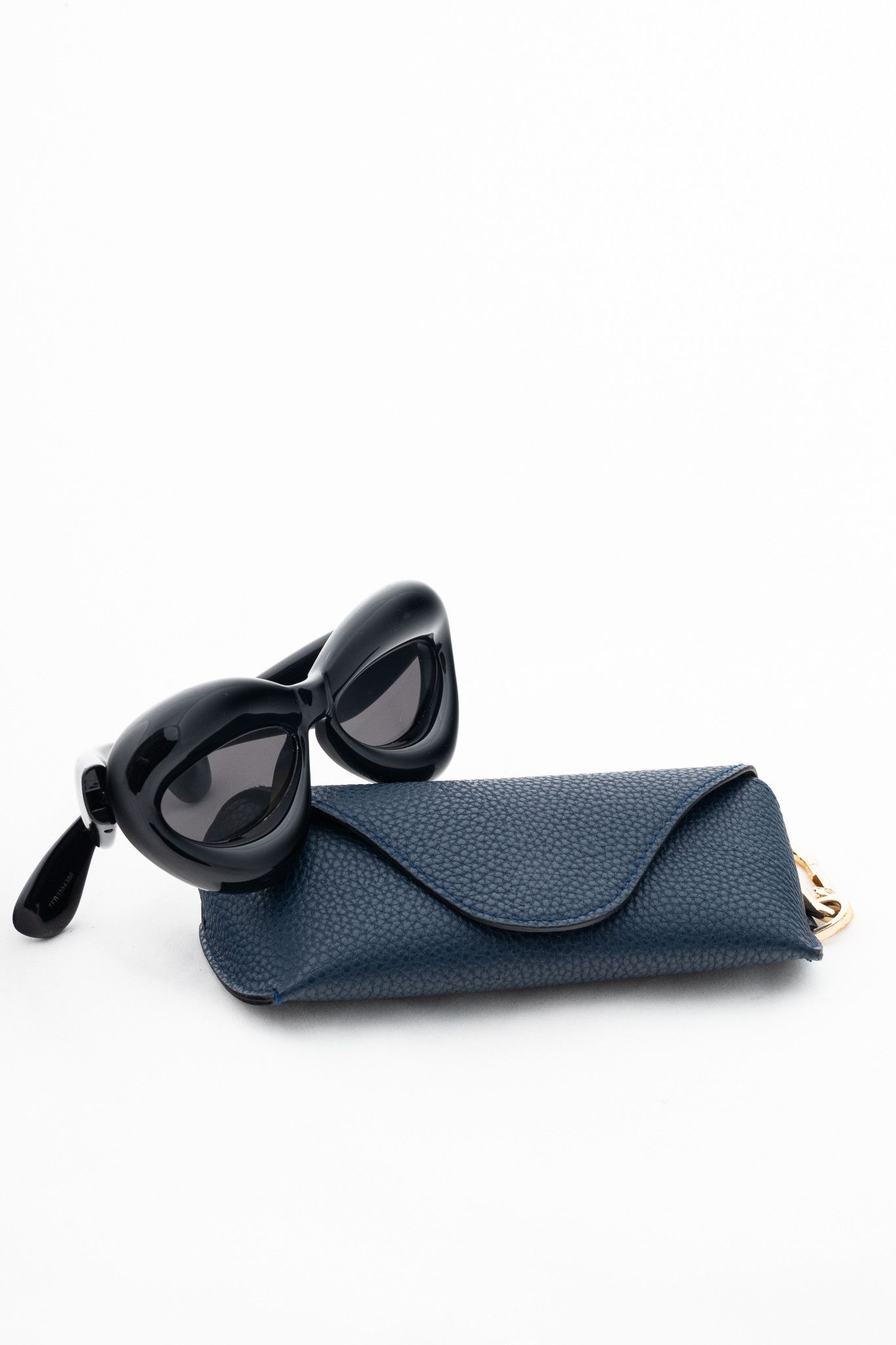 Loewe Loewe Black Cat Eye Inflated Sunglasses Size ONE SIZE - 9 Thumbnail