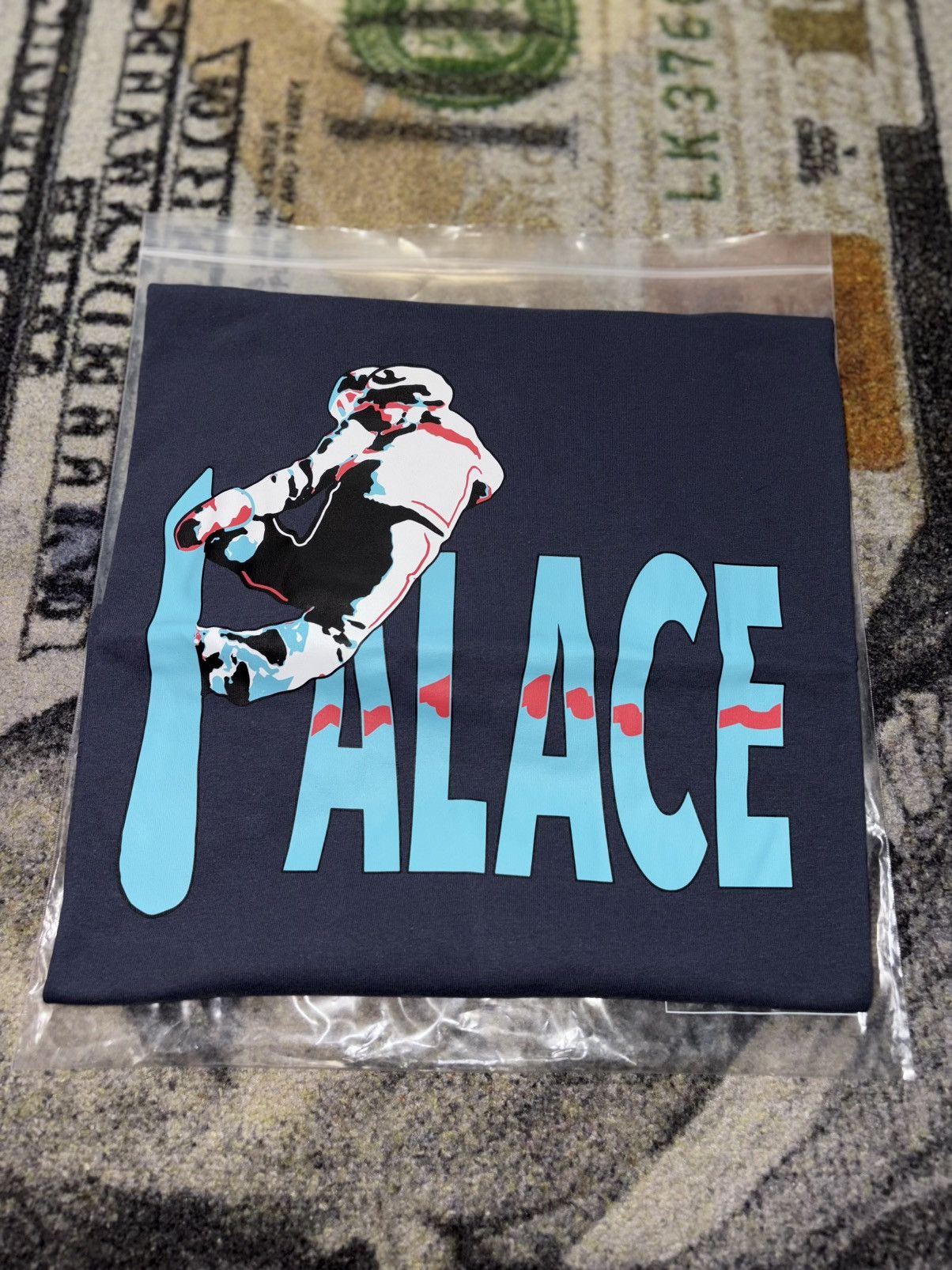 Palace Palace Pow Pow T-Shirt Navy Size US XL / EU 56 / 4 - 1 Thumbnail