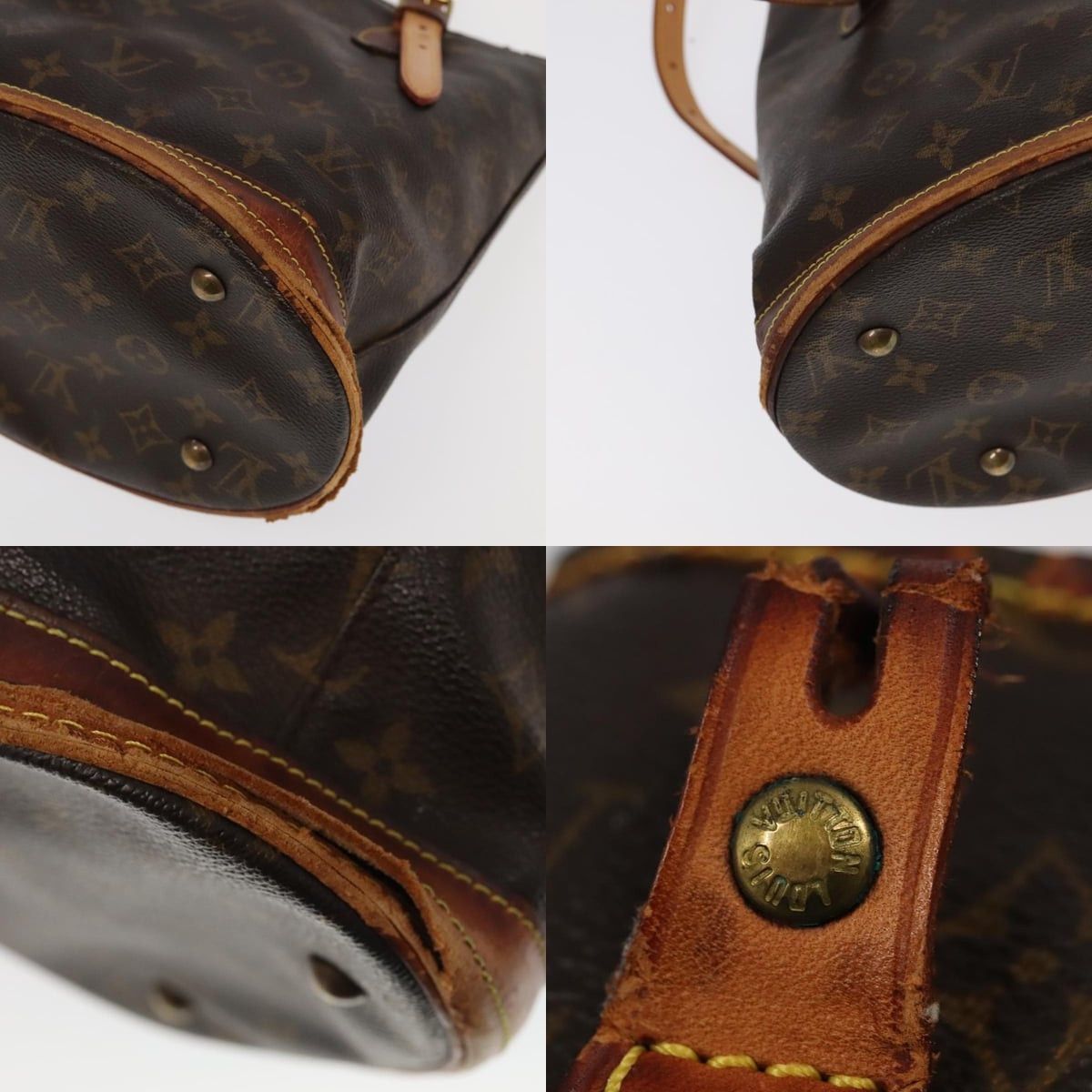 Louis Vuitton LOUIS VUITTON Monogram Bucket PM Shoulder Bag M42238 Size ONE SIZE - 11 Thumbnail