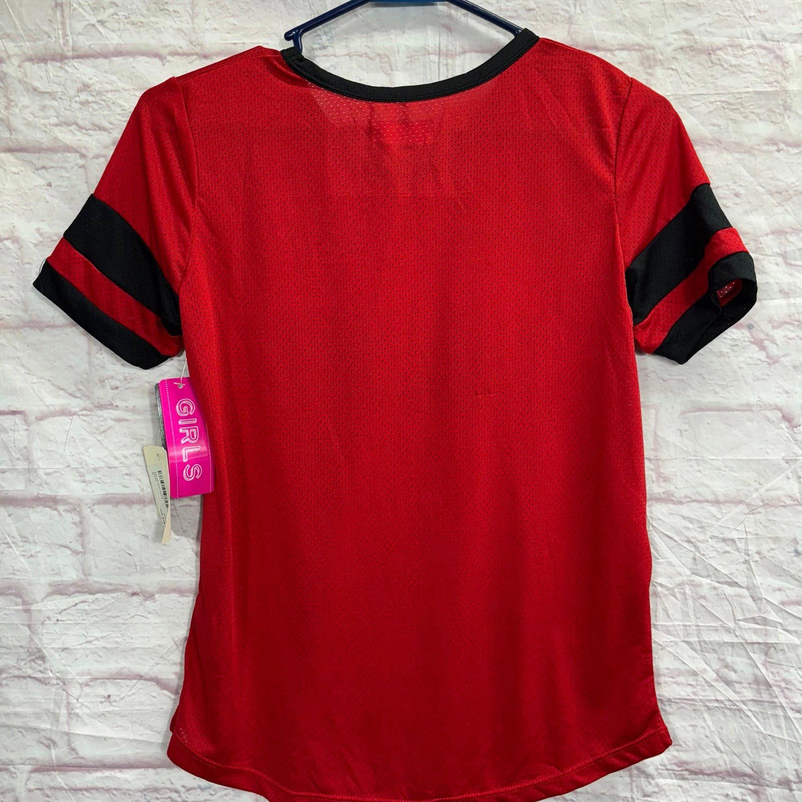 NFL Atlanta Falcons Girls' XL Red Jersey by NFL Team Apparel NWT Size XL / US 12-14 / IT 48-50 - 6 Thumbnail