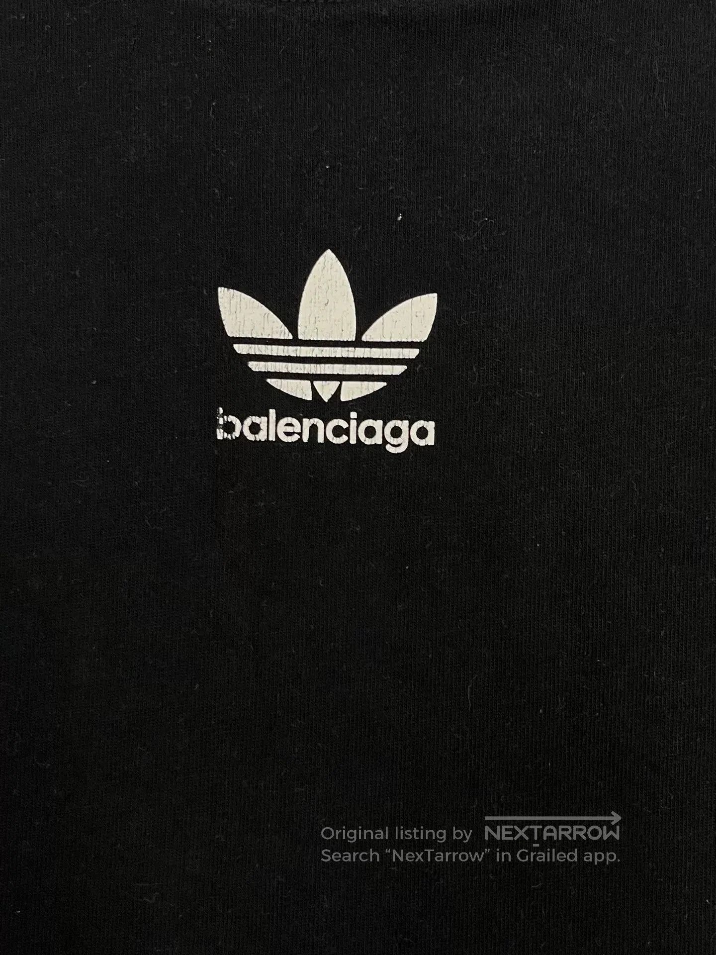 Balenciaga Balenciaga x adidas Logo Crewneck T-Shirt. Size US XL / EU 56 / 4 - 3 Thumbnail