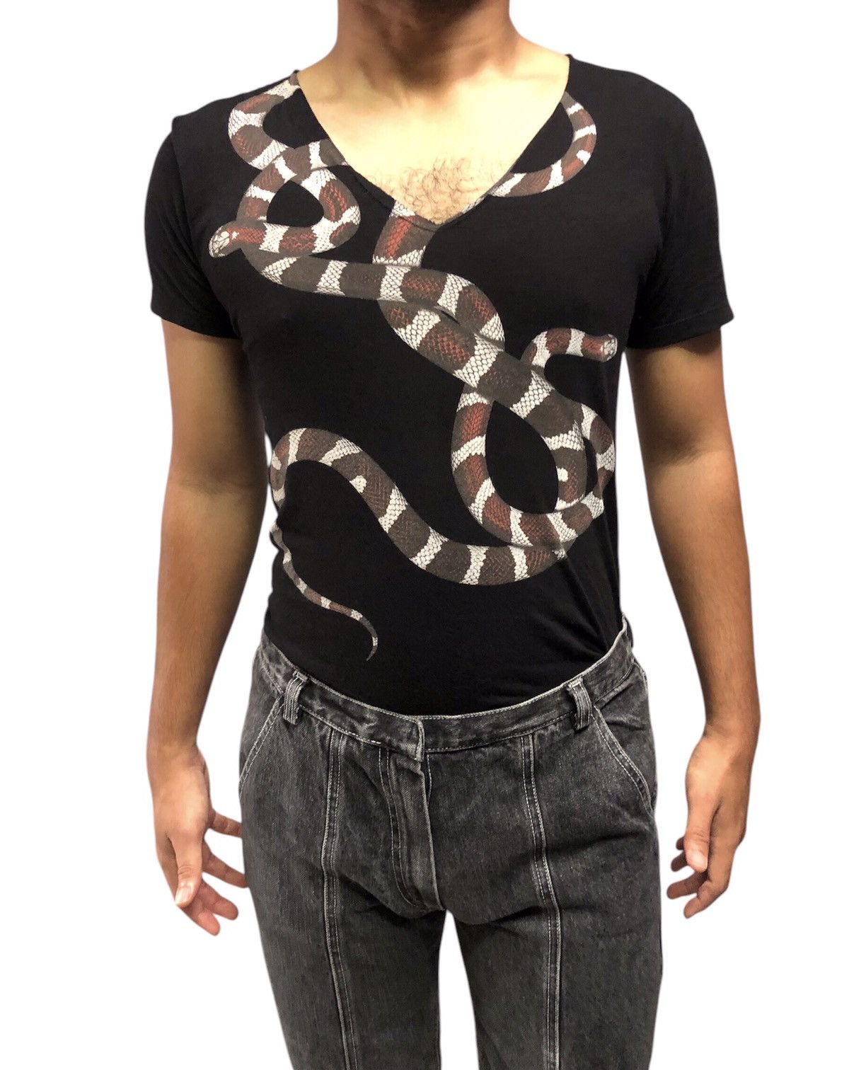 Japanese Brand Civarize Snake Print Logo Tee Size US S / EU 44-46 / 1 - 5 Thumbnail