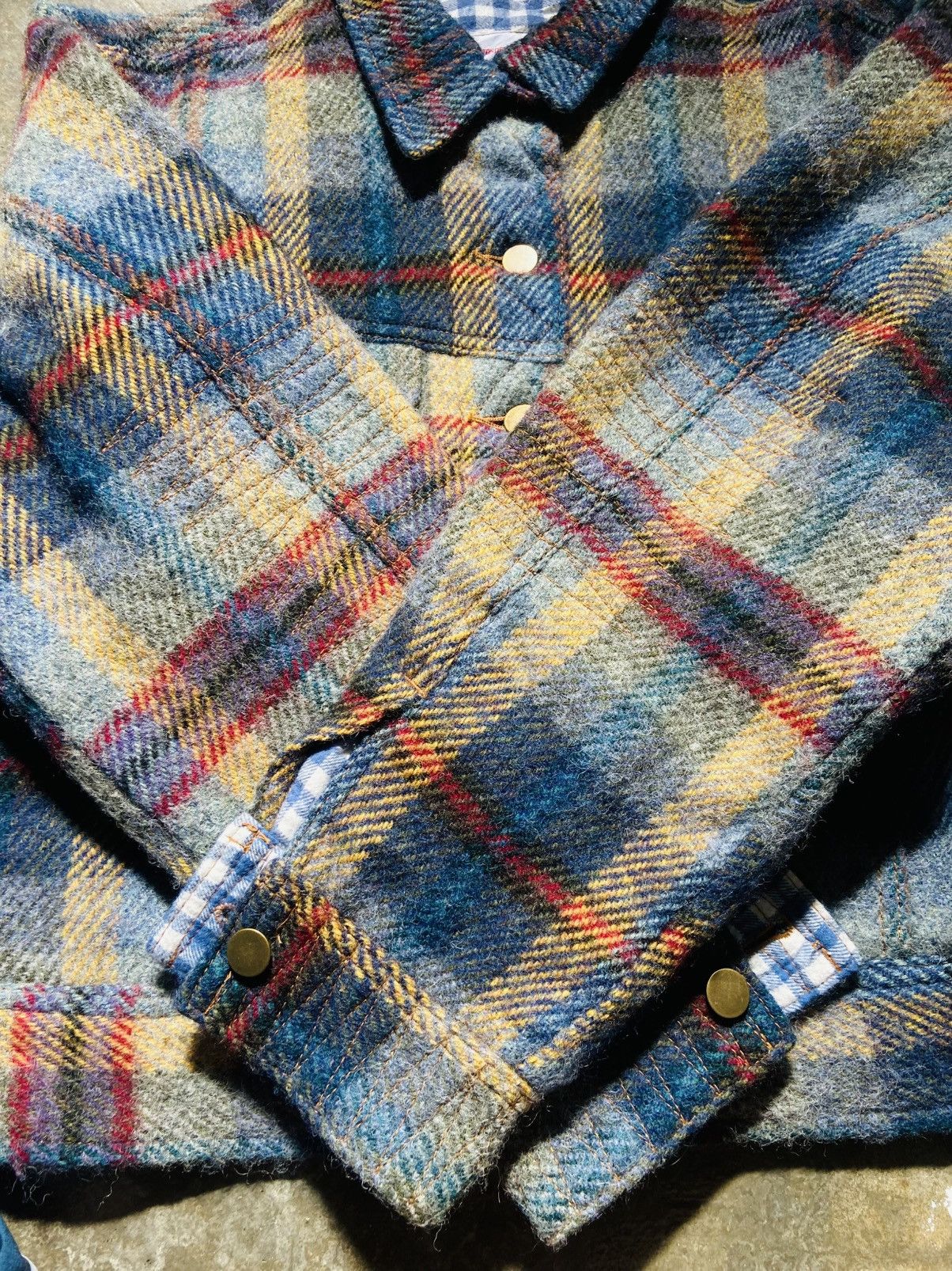 Kaneko Isao Kaneko Isao Wool Baggy Crop Jacket Size L / US 10 / IT 46 - 14 Thumbnail