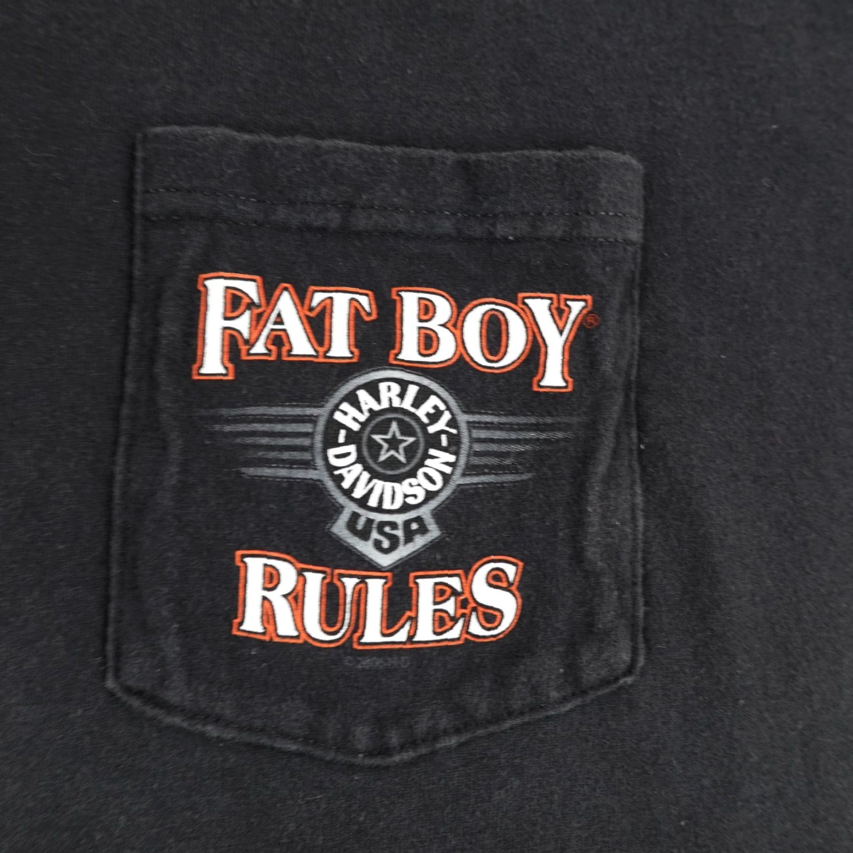 Harley Davidson Vintage Harley-Davidson T-Shirt Men XL Black Graphic Print Biker Motorcycle 2000s Visalia Size US XL / EU 56 / 4 - 2 Thumbnail