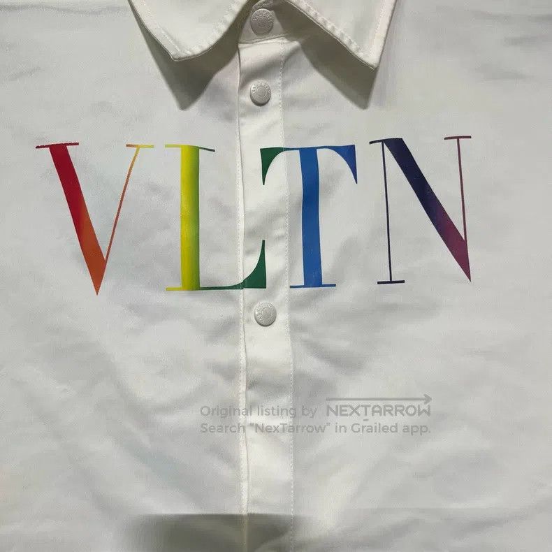 Valentino Valentino Heavy rainbow slogan-print jacket Size US S / EU 44-46 / 1 - 5 Thumbnail