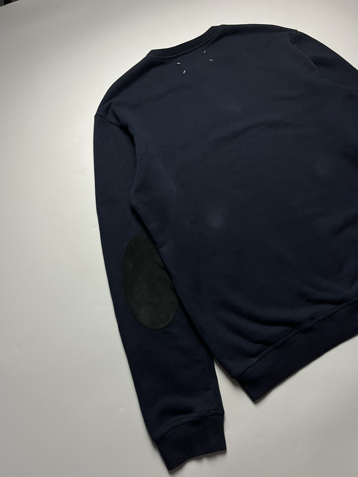 Maison Margiela Maison Margiela AW15 Crewneck Sweatshirt Suede Elbow Patch Size US M / EU 48-50 / 2 - 9 Thumbnail