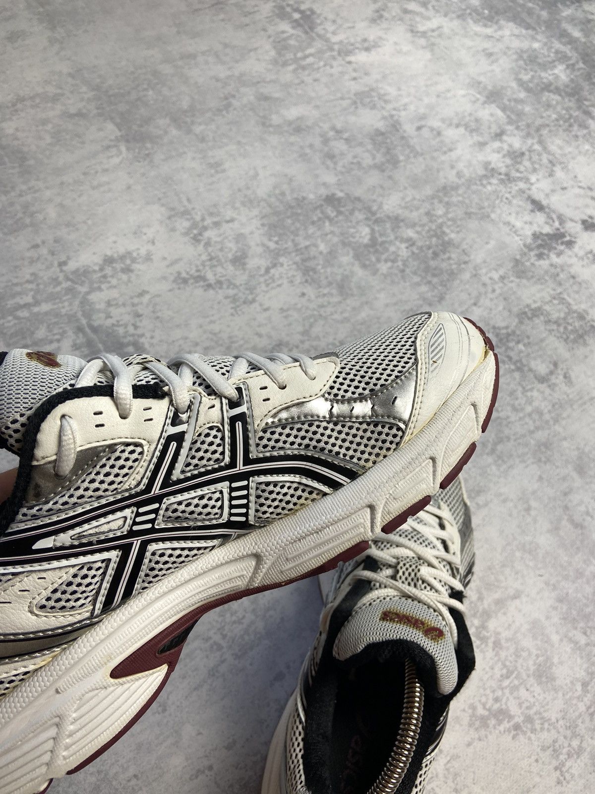 Asics × Vintage RARE ASICS Gel Blackhawk Ruby Y2K Running VINTAGE SNEAKERS Size US 7 / EU 40 - 12 Thumbnail