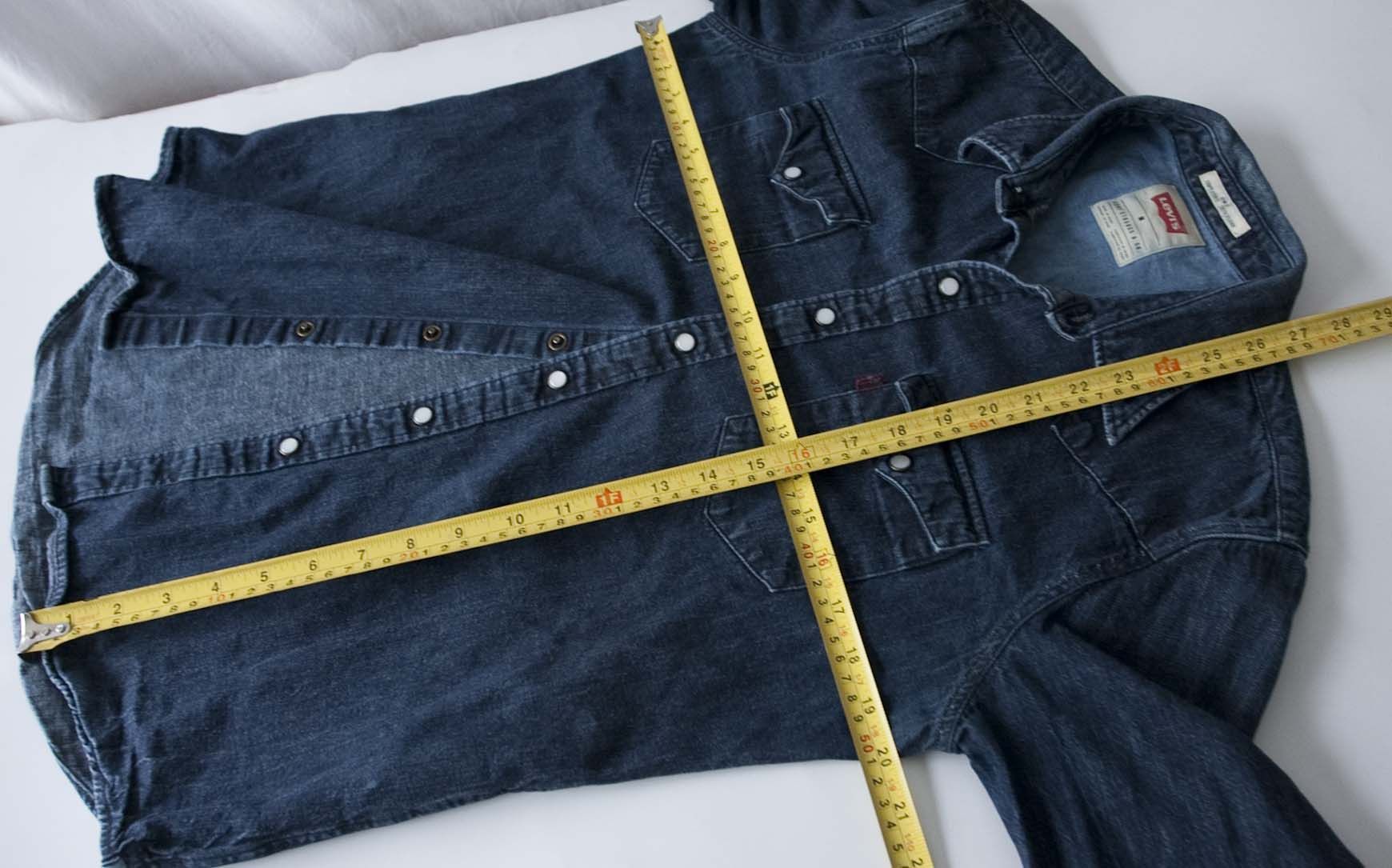Levi's Levis Shirt Denim Slim Fit Size M Snap Pearl Button Size US M / EU 48-50 / 2 - 4 Thumbnail