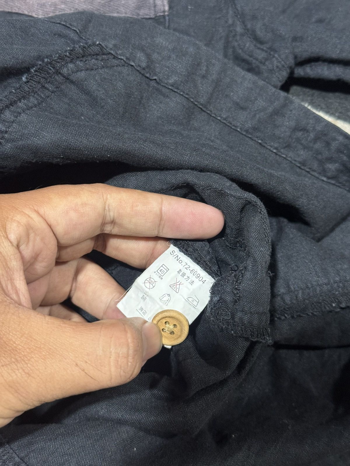 Yohji Yamamoto Linen Button Down Shirt Multi Pocket Japanese styled Size US M / EU 48-50 / 2 - 6 Thumbnail