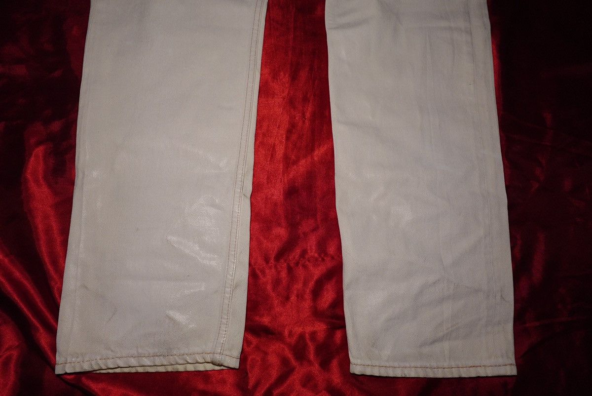 Rick Owens Rick Owens drkshdw white waxed denim jeans Size US 36 / EU 52 - 3 Thumbnail