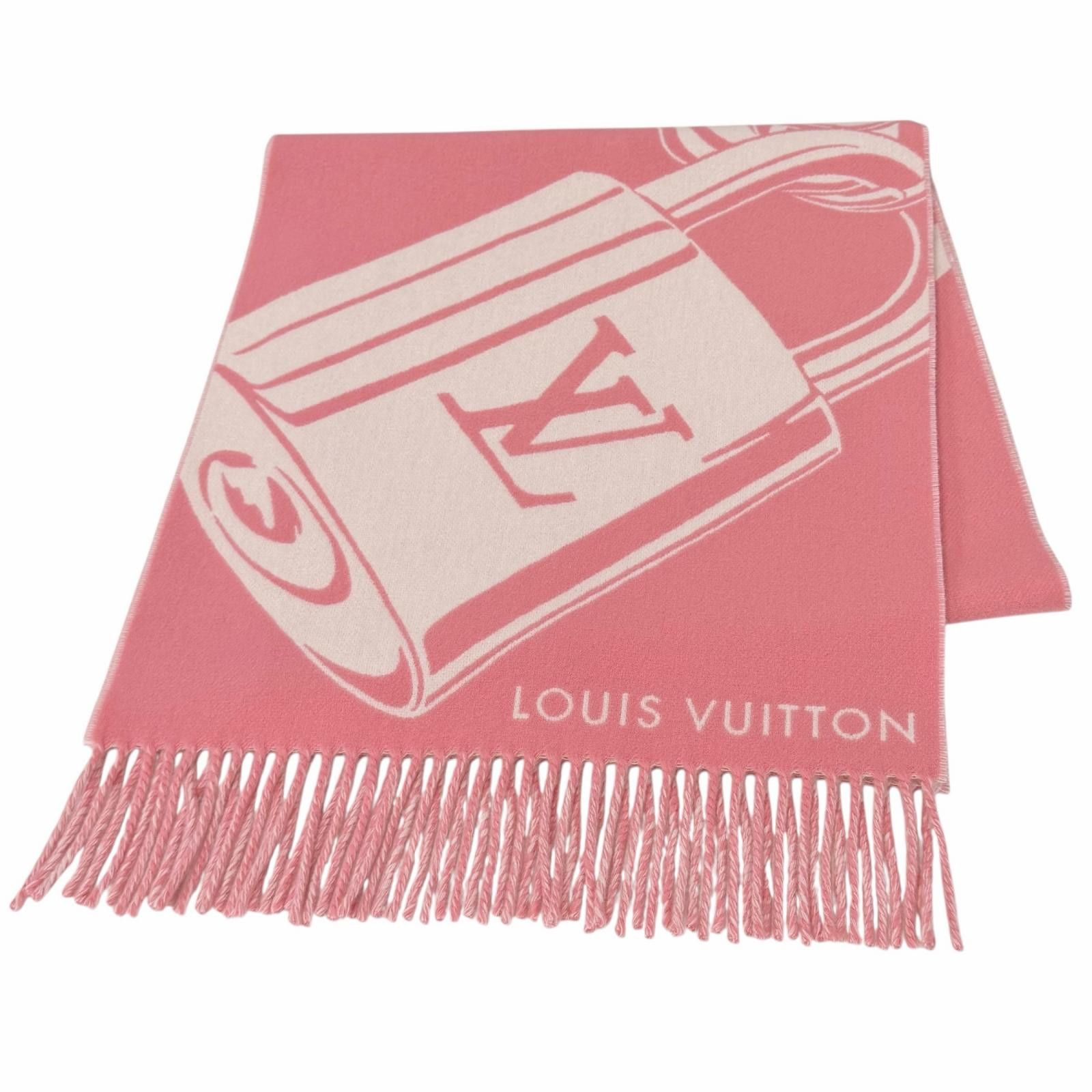 Louis Vuitton Louis Vuitton Louis Vuitton Wool Cashmere Scarf Textile Scarf M96823 DUTY FREE for USA Size ONE SIZE - 1 Thumbnail
