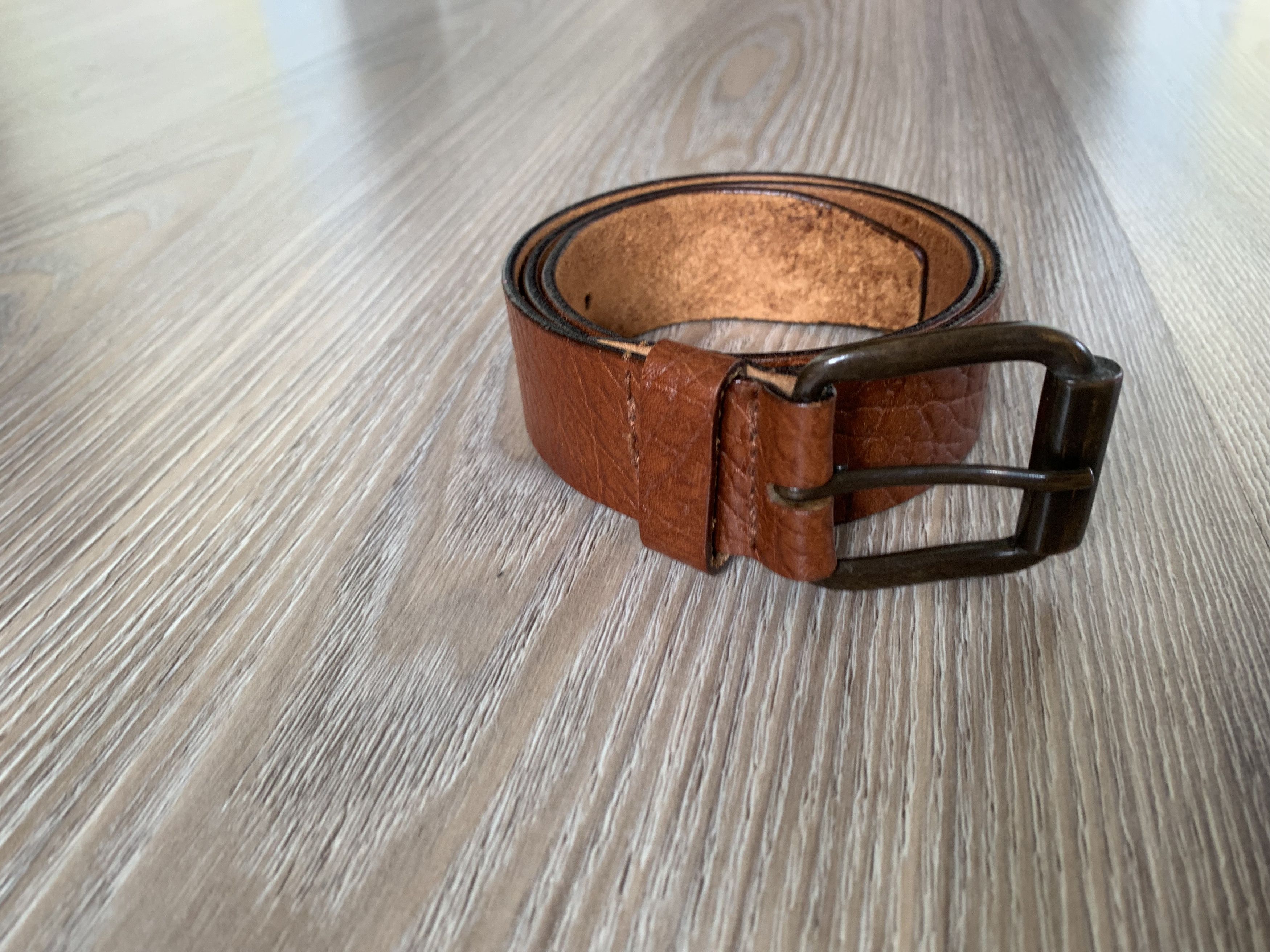 Esprit × Vintage Esprit Brown Classic Leather Belt Size ONE SIZE - 2 Thumbnail